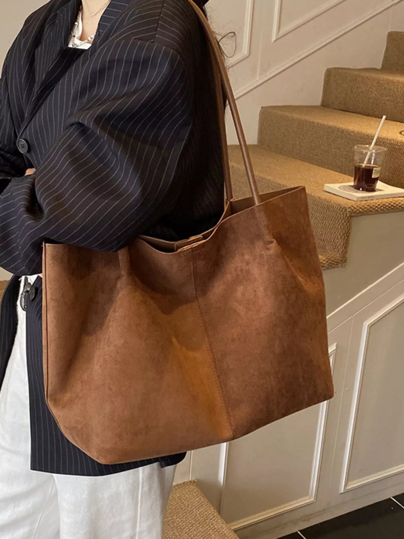 Solid Color Tote Bag - MAD RUFFI