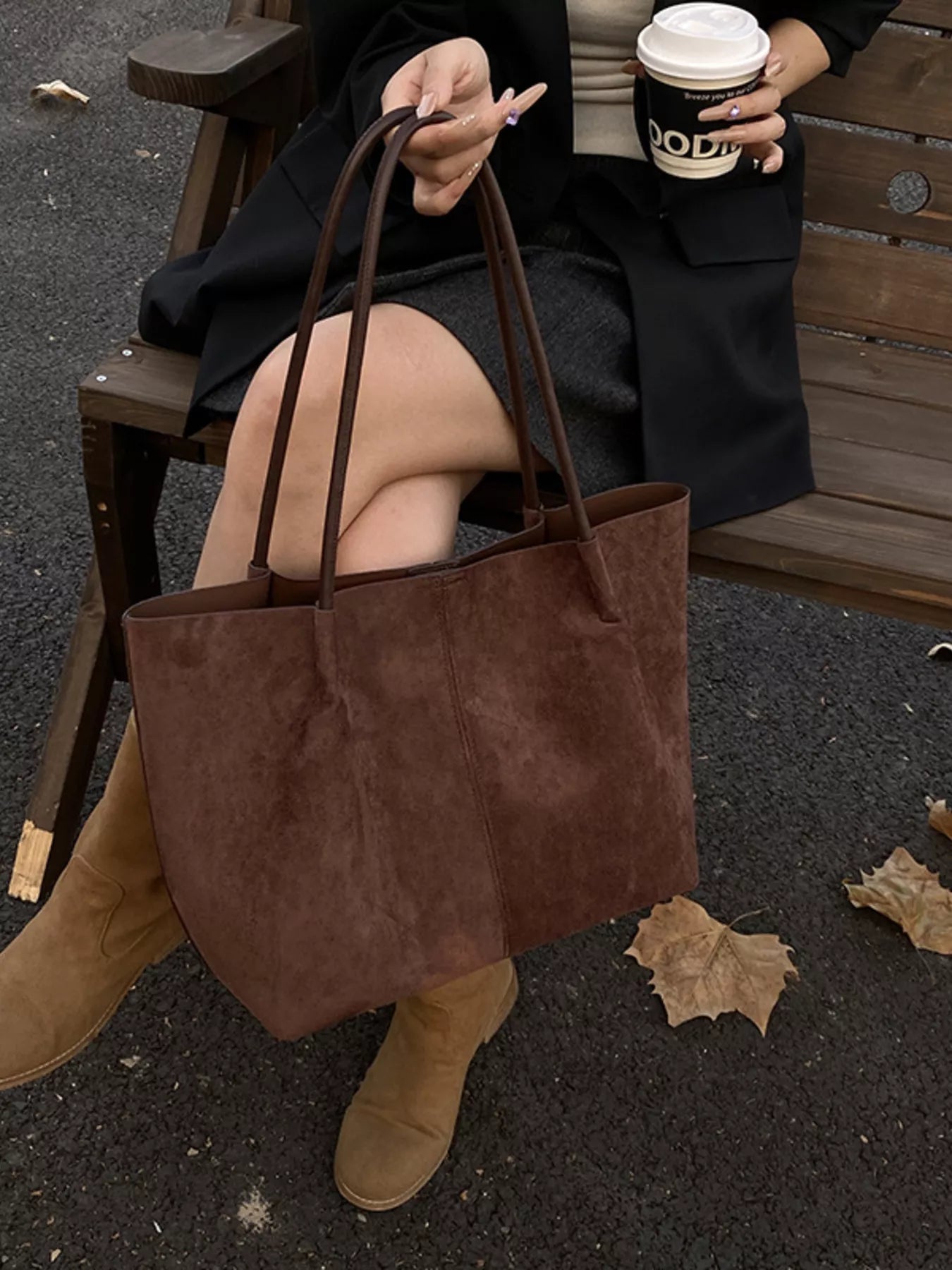 Solid Color Tote Bag - MAD RUFFI