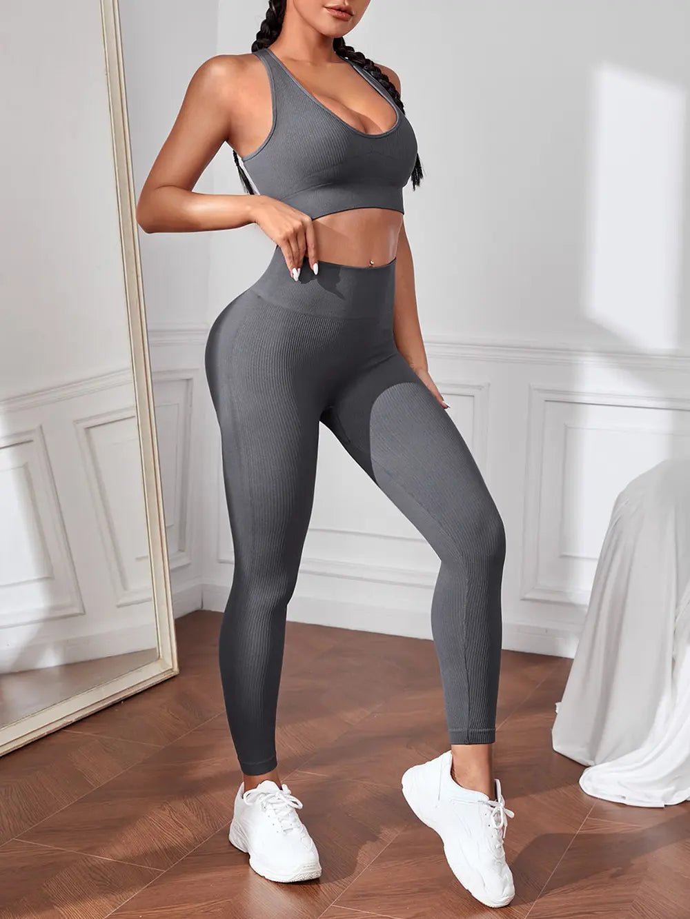 Sport Tank and Leggings Set - MAD RUFFI