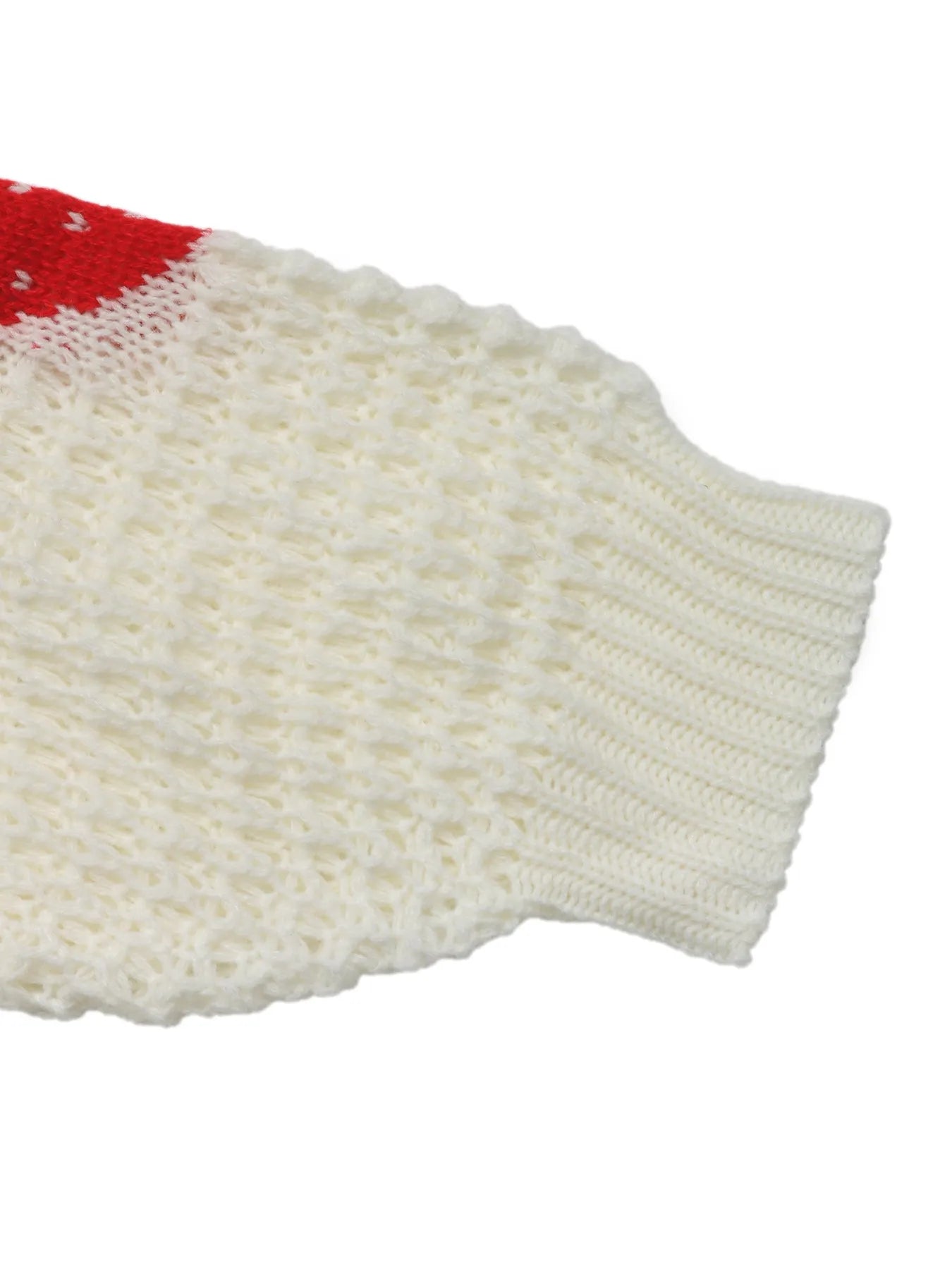 Strawberry Pattern V - Neck Button - Up Cardigan - MAD RUFFI