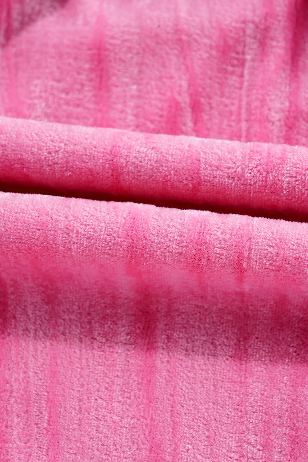 Strawberry Pink Flounce Sleeve Tiered Ruffled Velvet Mini Dress - MAD RUFFI