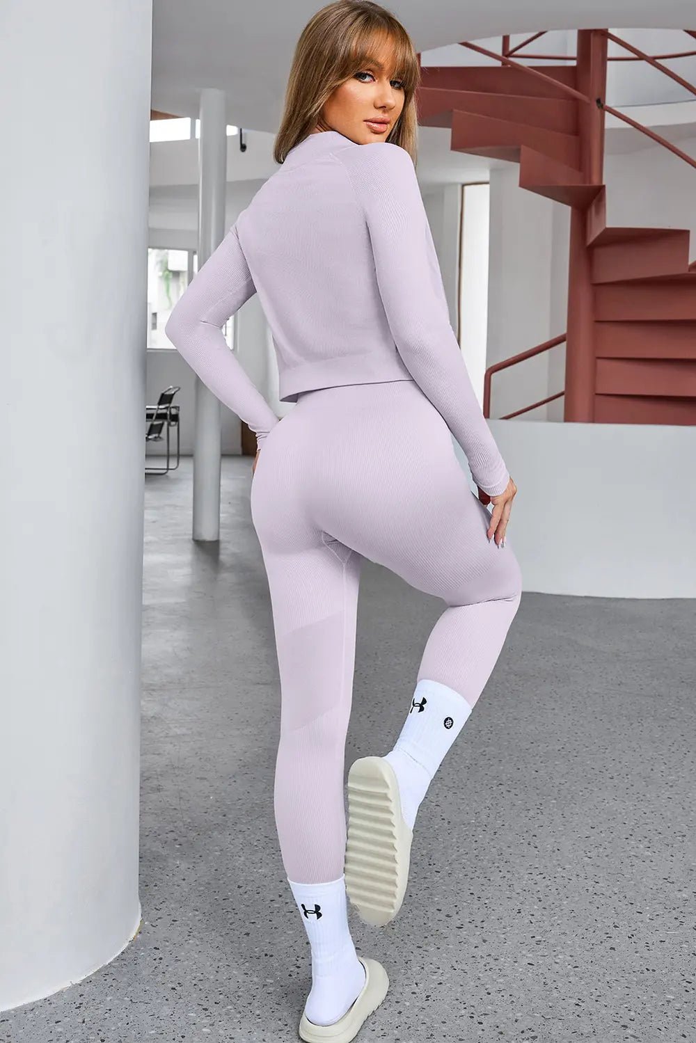 Tank Cropped Active Top and Pants Set - MAD RUFFI