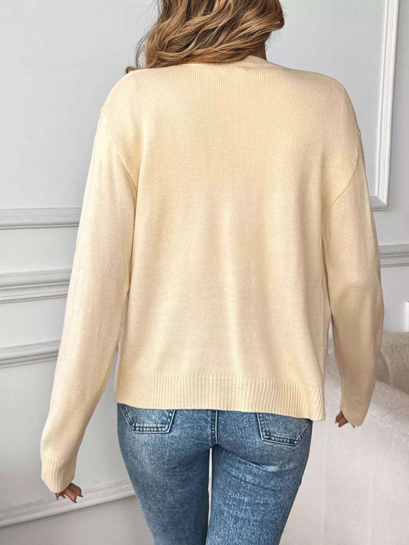 Teddy Bear Button Up Cardigan - MAD RUFFI