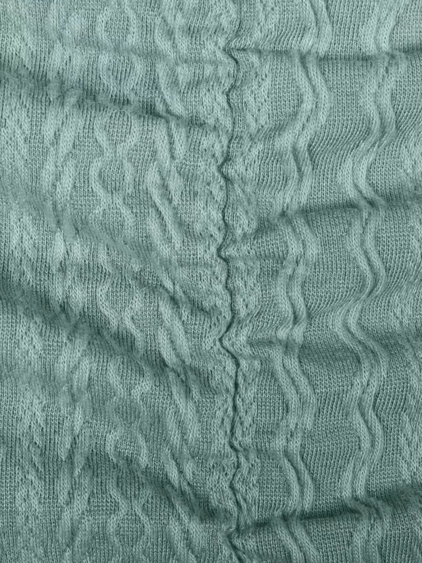 Textured Knit Bodycon Mini Dress - MAD RUFFI