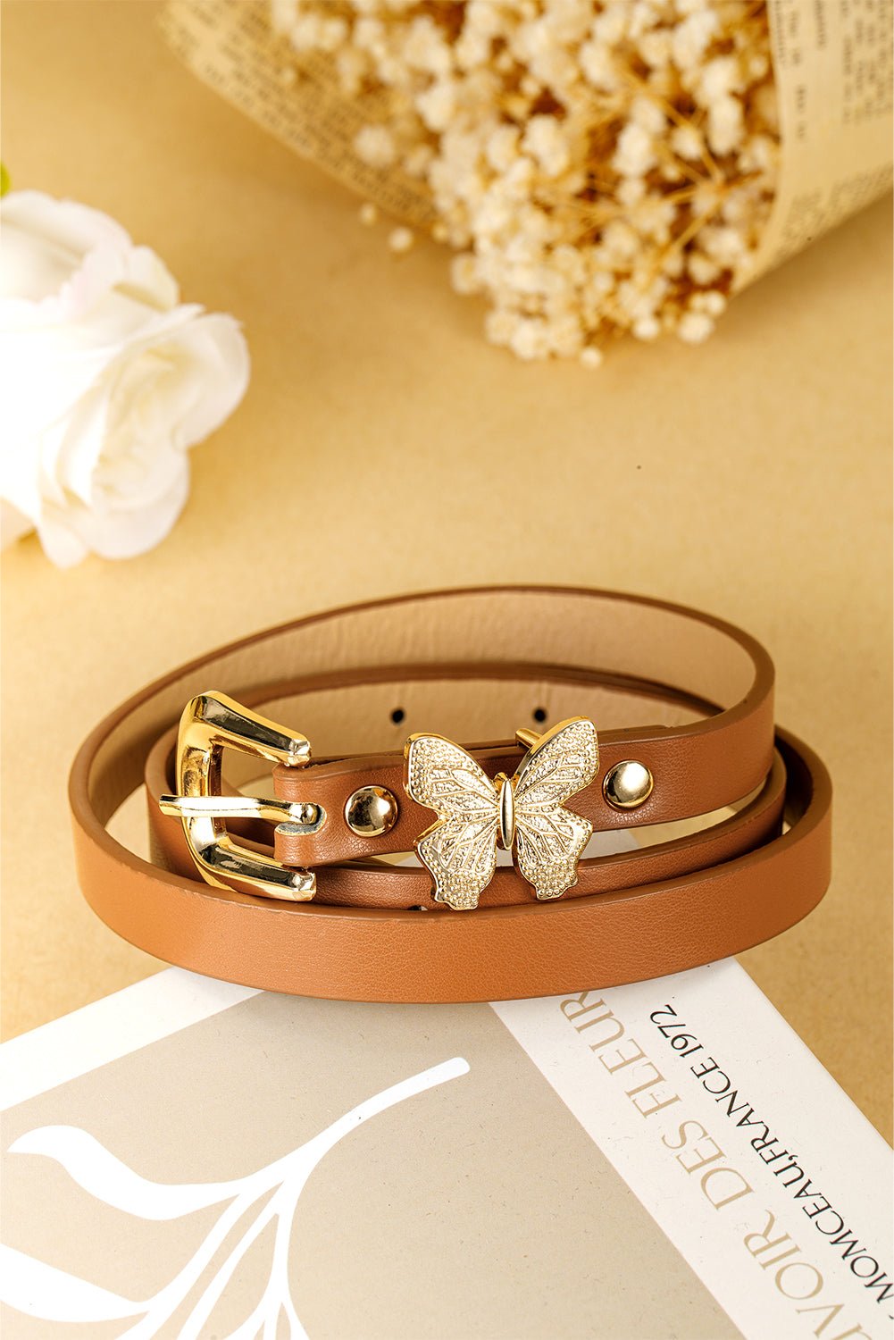 Thai Curry Butterfly Buckle Belt - MAD RUFFI
