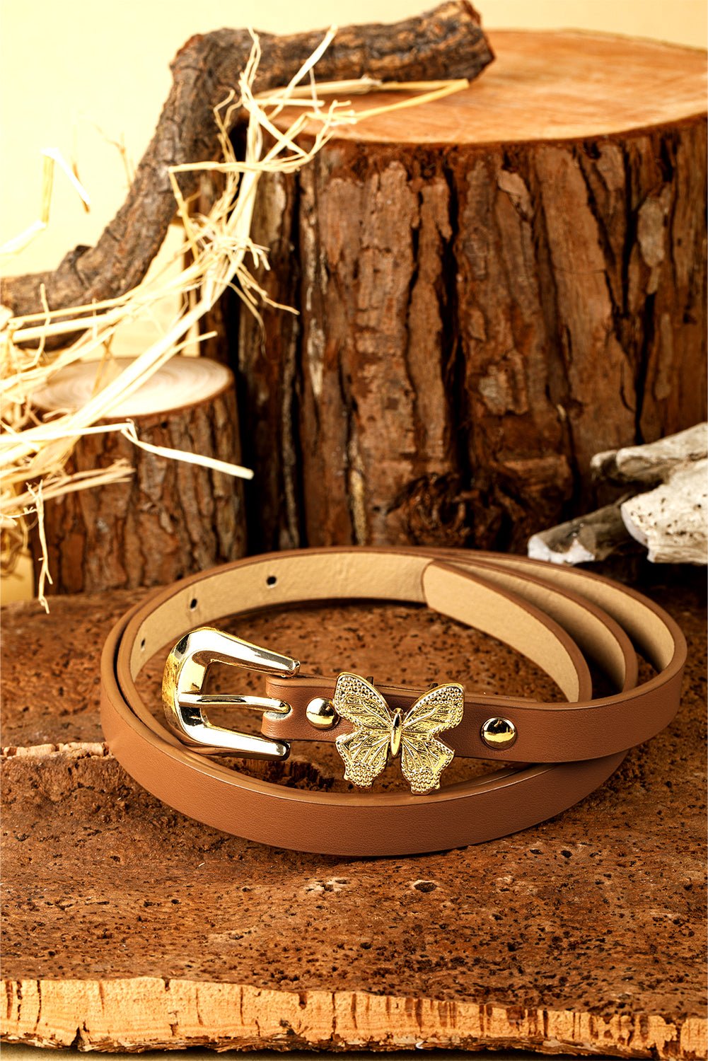Thai Curry Butterfly Buckle Belt - MAD RUFFI