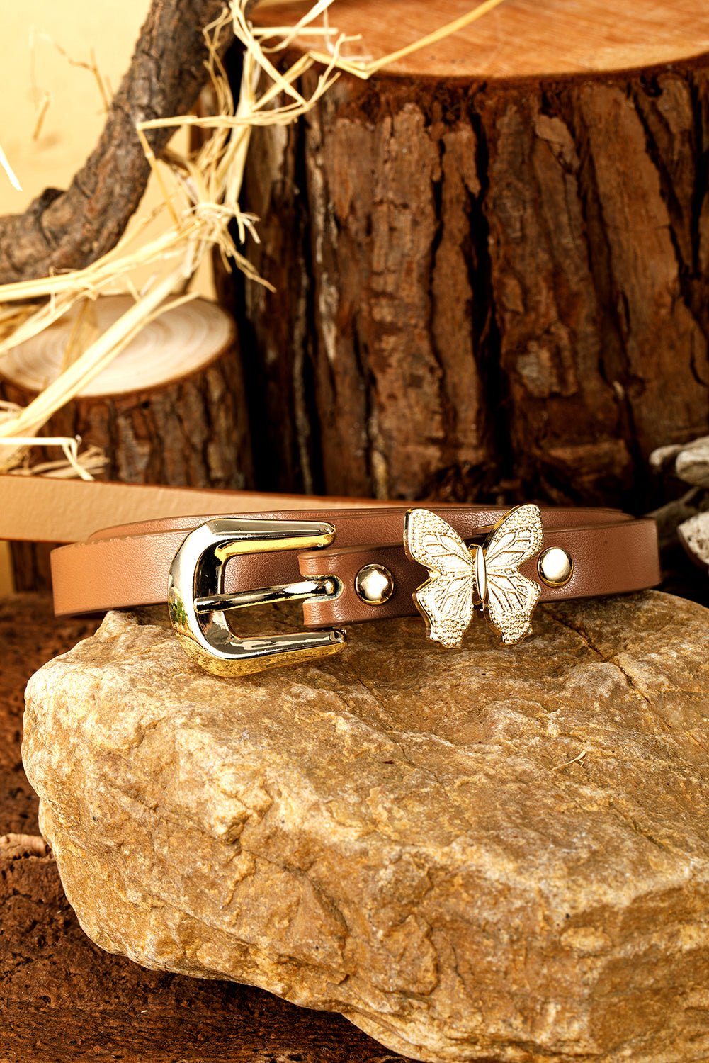 Thai Curry Butterfly Buckle Belt - MAD RUFFI