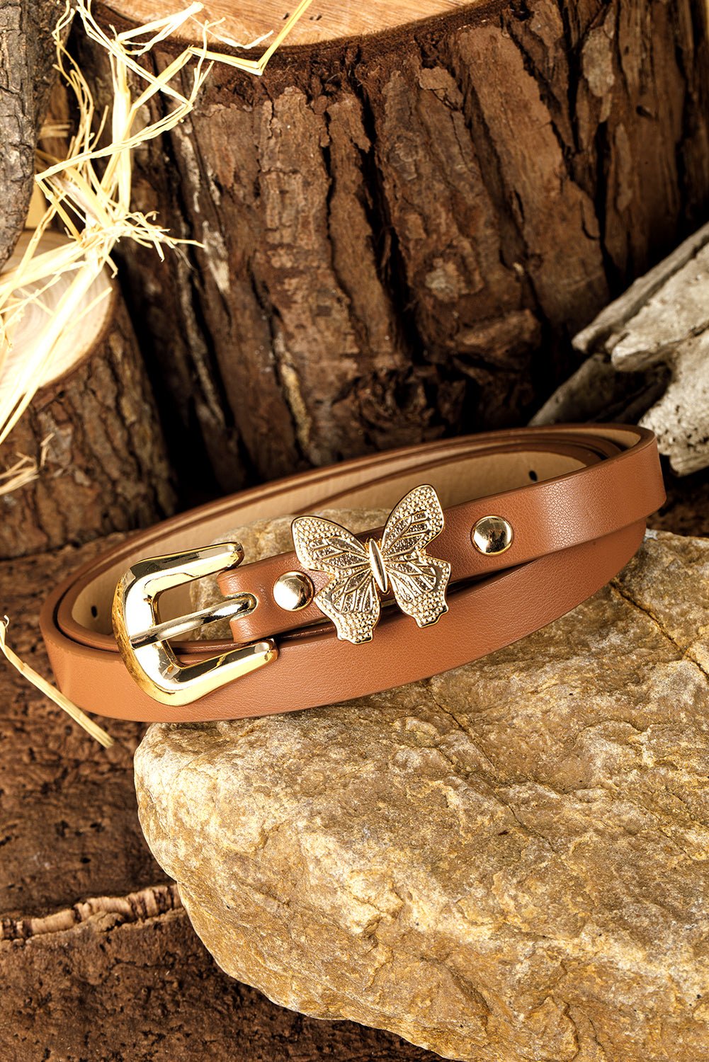 Thai Curry Butterfly Buckle Belt - MAD RUFFI