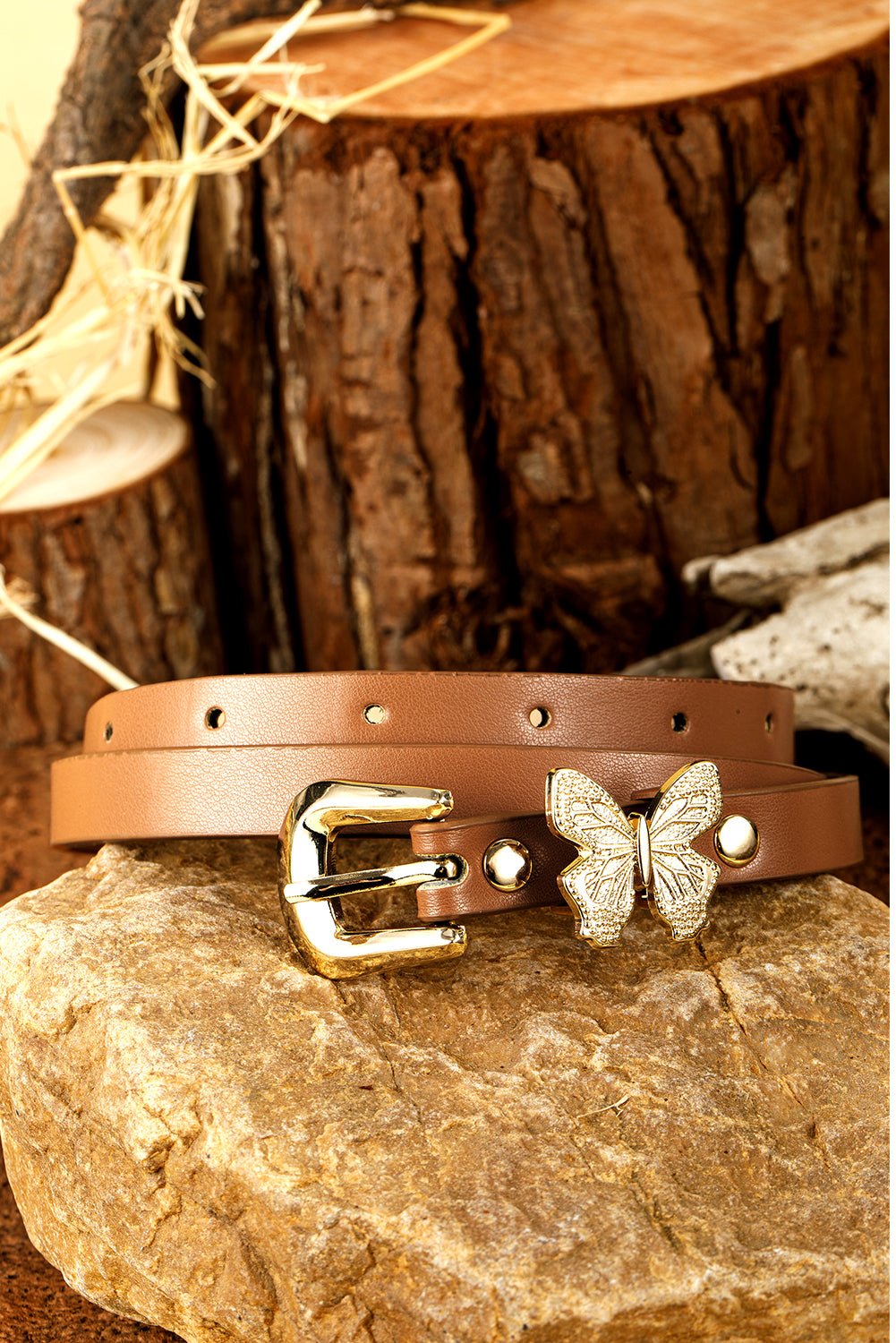 Thai Curry Butterfly Buckle Belt - MAD RUFFI