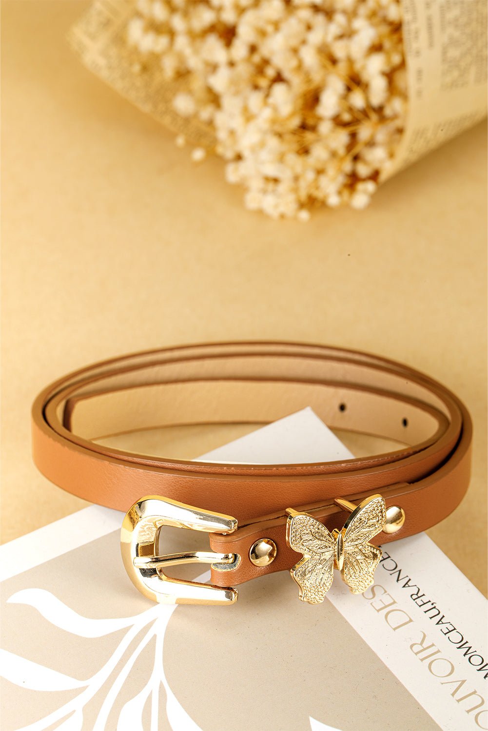 Thai Curry Butterfly Buckle Belt - MAD RUFFI