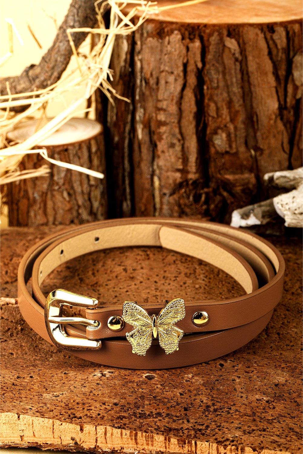 Thai Curry Butterfly Buckle Belt - MAD RUFFI