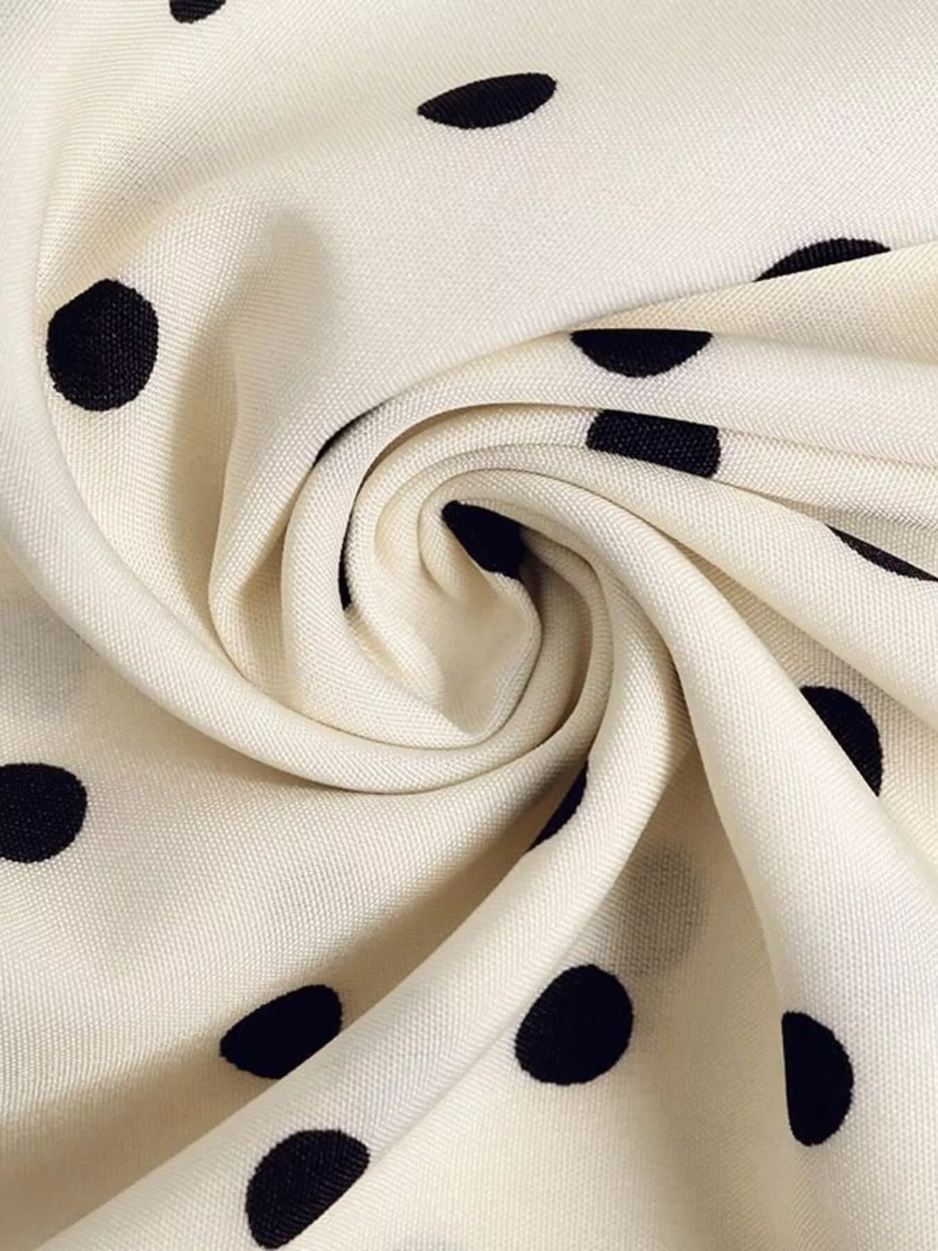 Tie Front Polka Dot Dress - MAD RUFFI