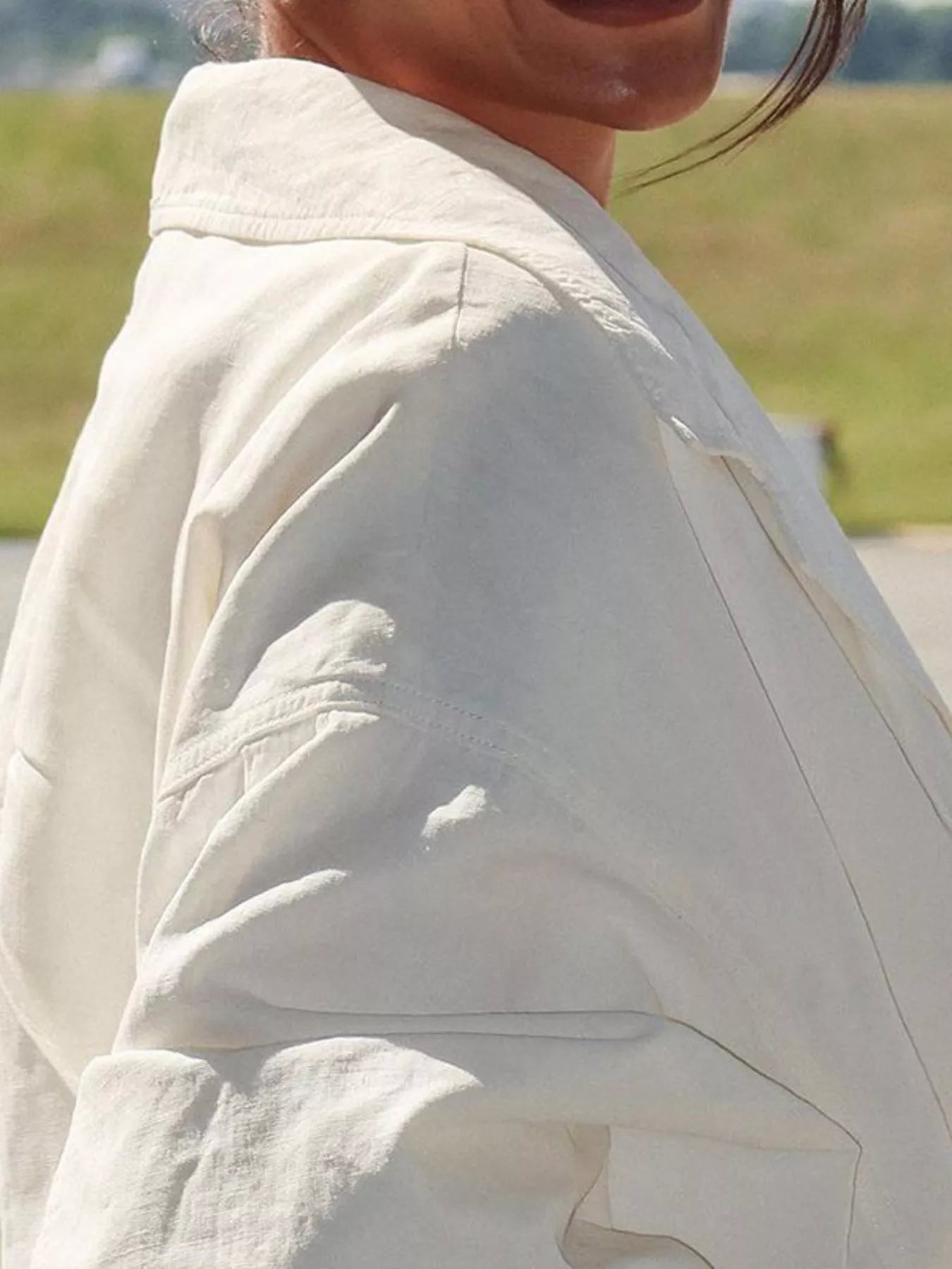 Tie Waist Midi Shirt Dress - MAD RUFFI