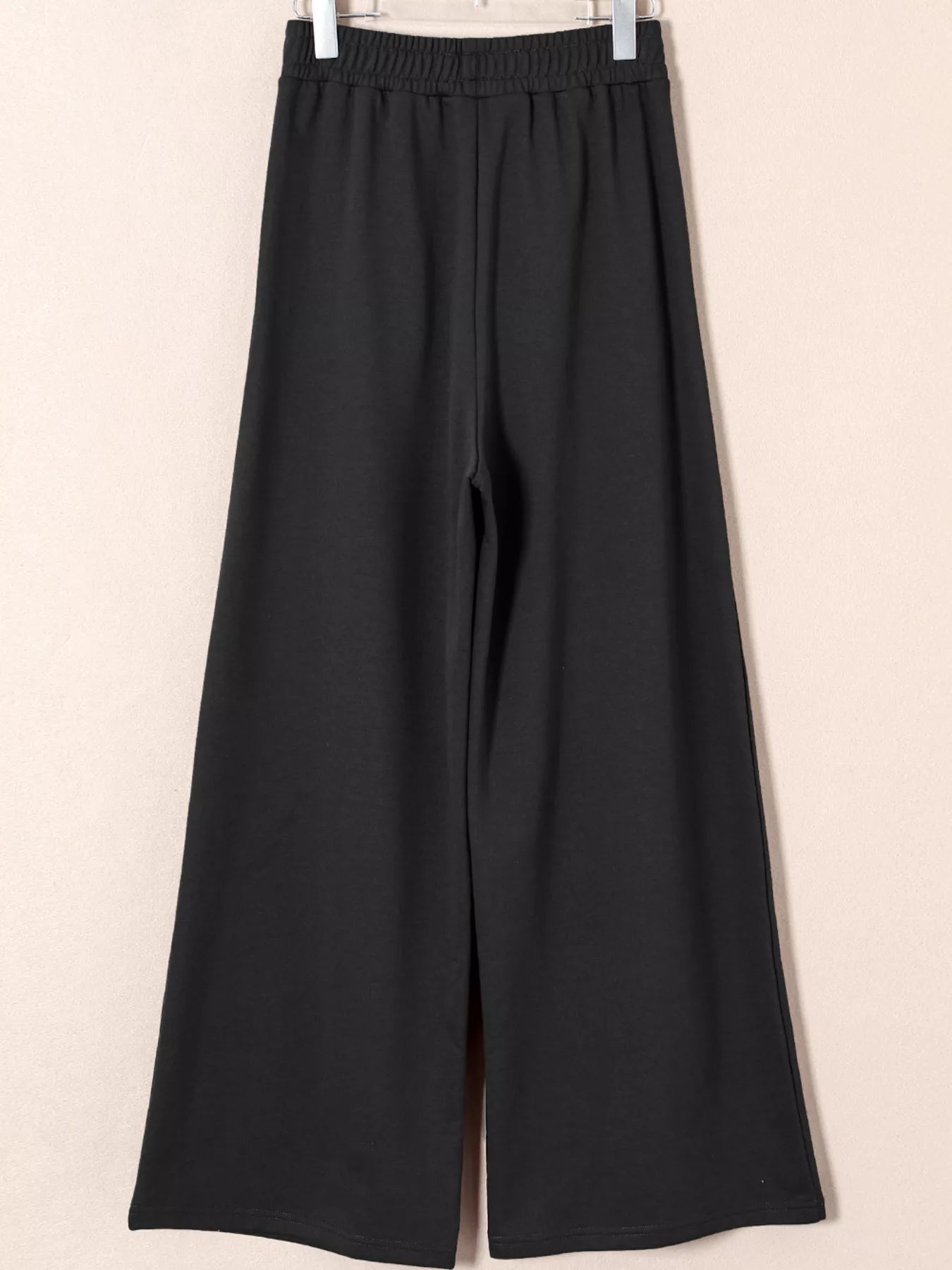 Tied Elastic High Waist Pleated Detail Solid Sweatpants - MAD RUFFI