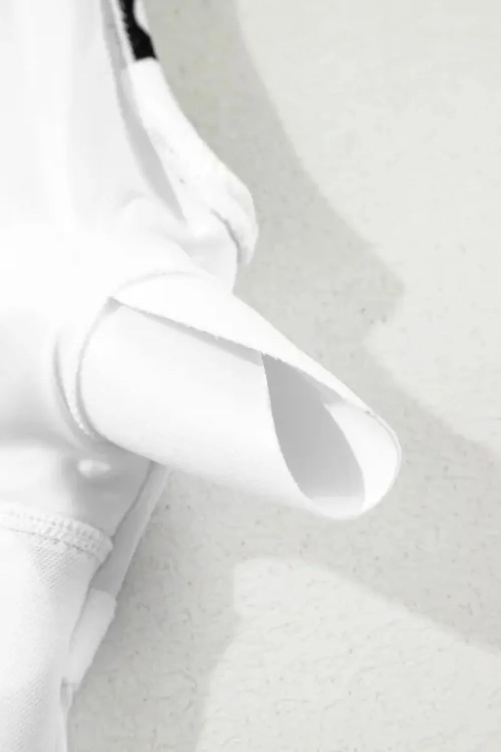 Tied Front Contrast Striped One - Piece Swimsuit - MAD RUFFI