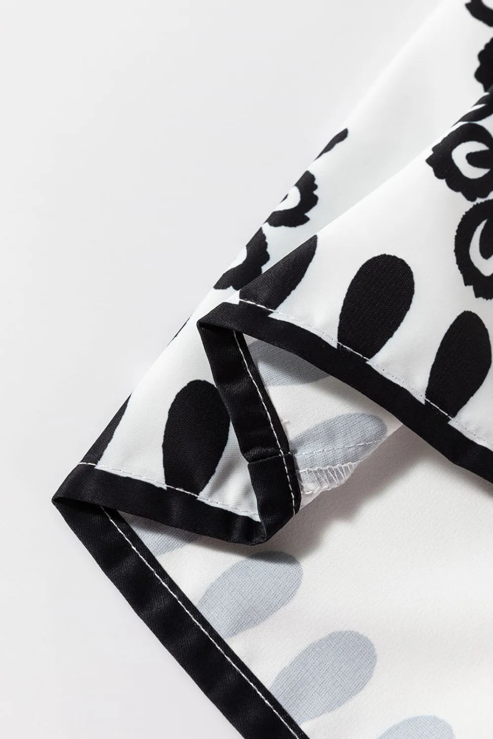 Tied Printed Shorts - MAD RUFFI