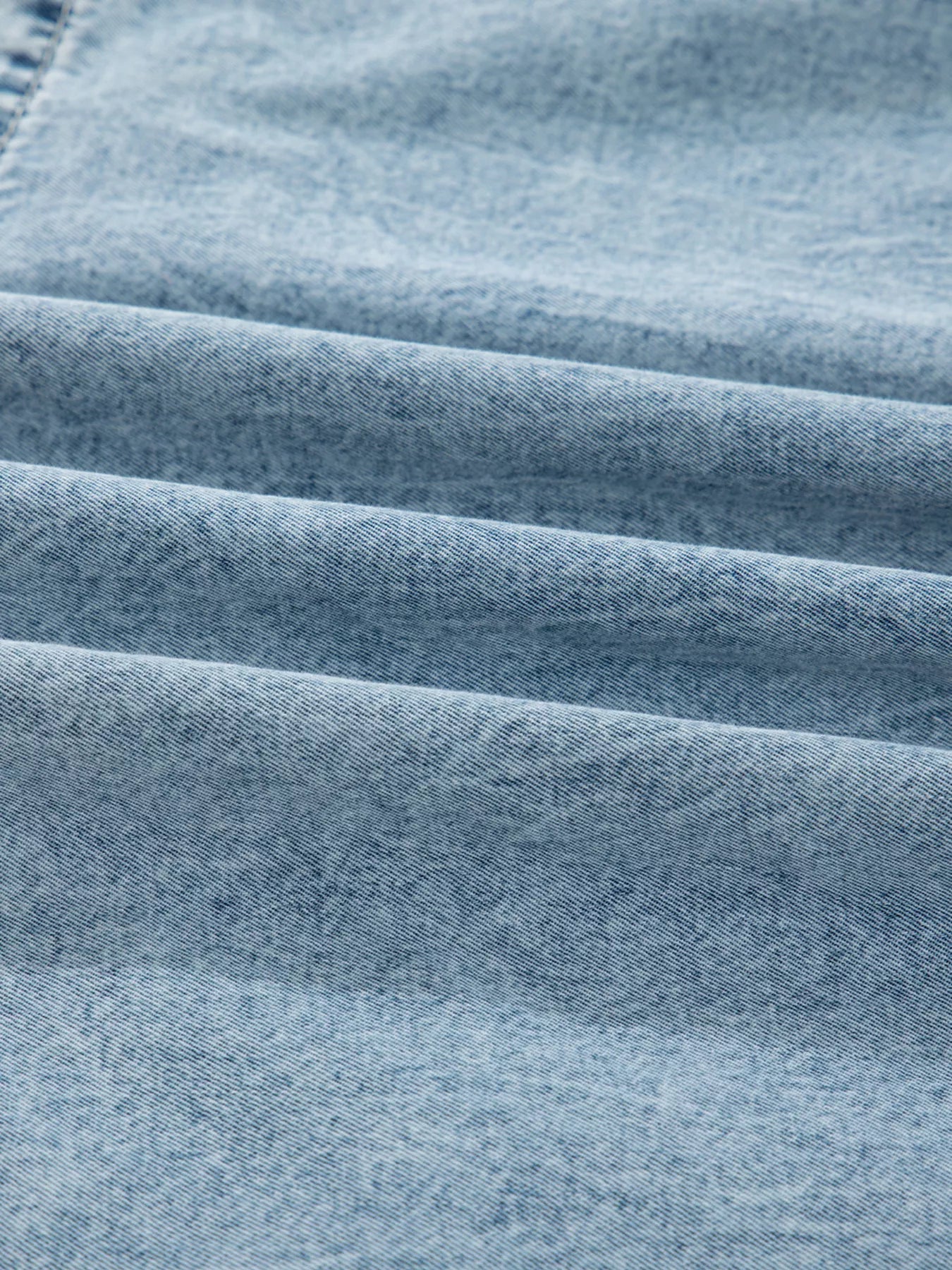 Tiered Flowy Overall Denim Dress - MAD RUFFI