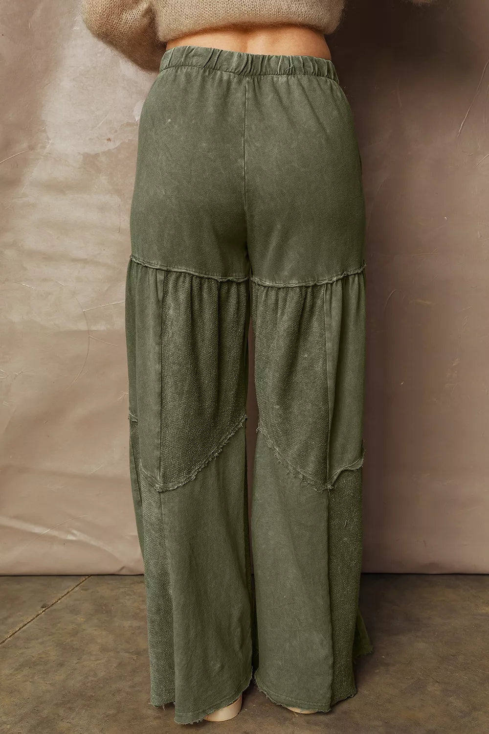 Tiered Wide Leg Pants - MAD RUFFI