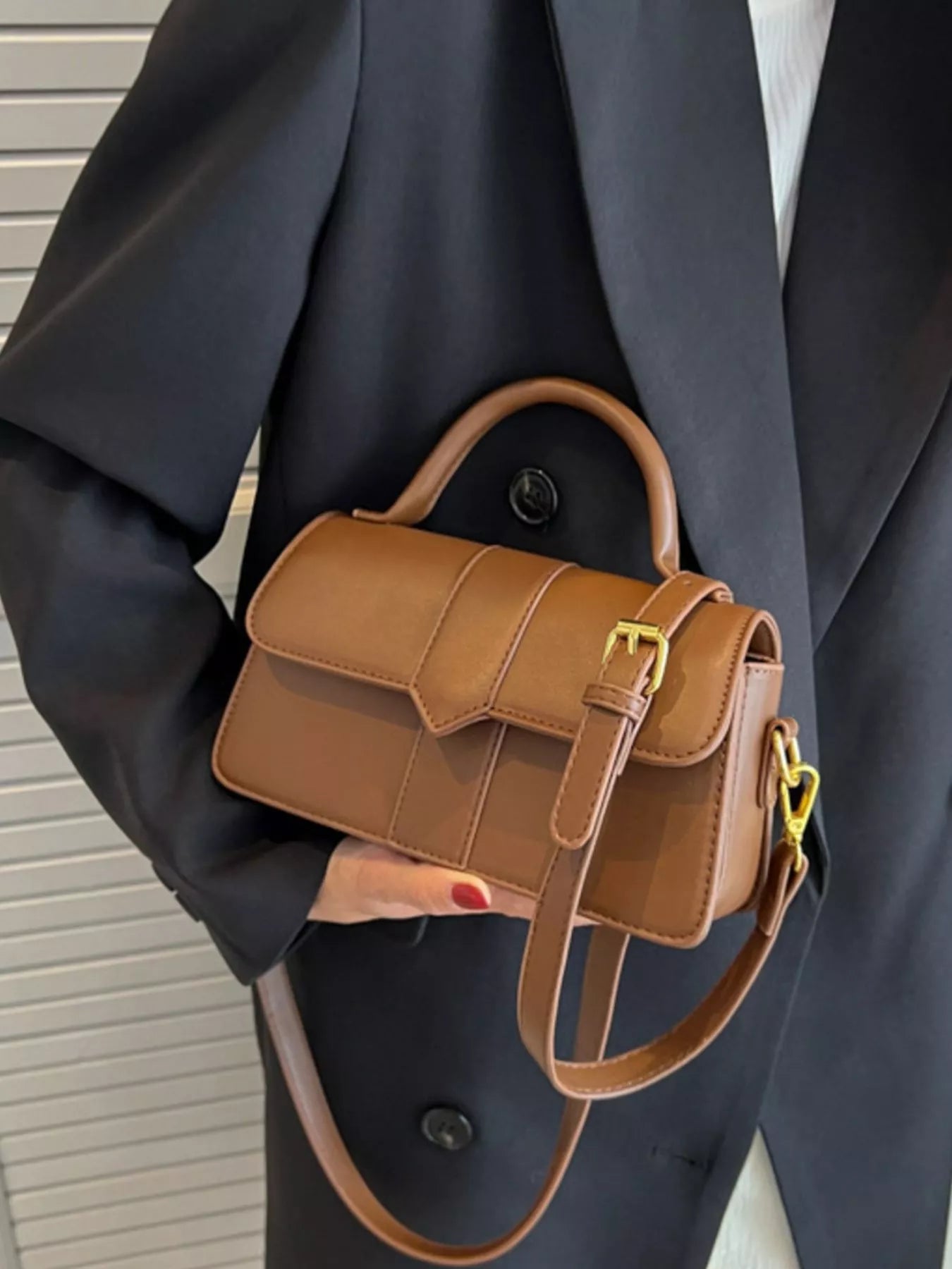 Top Handle Crossbody Bag - MAD RUFFI