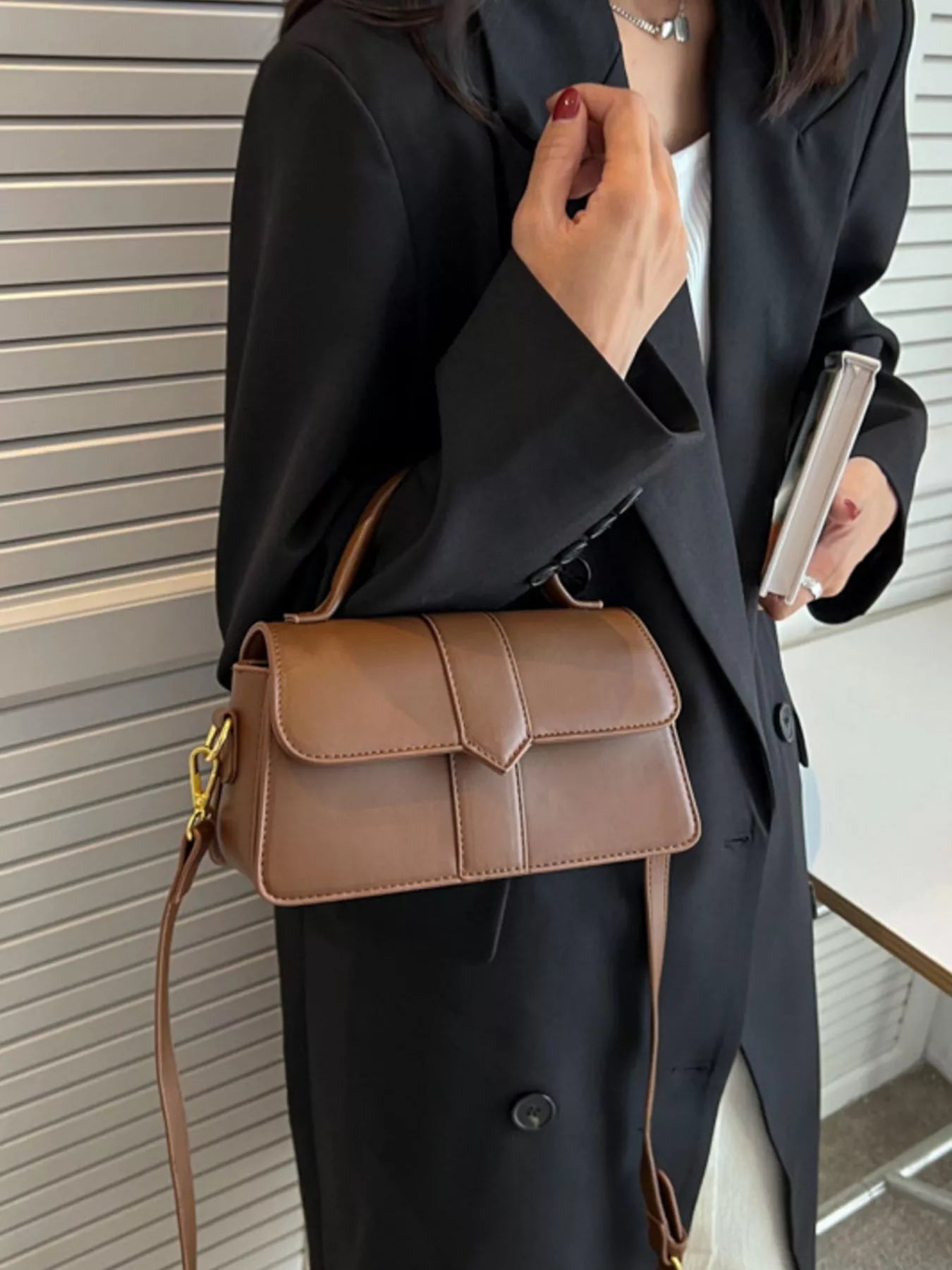 Top Handle Crossbody Bag - MAD RUFFI