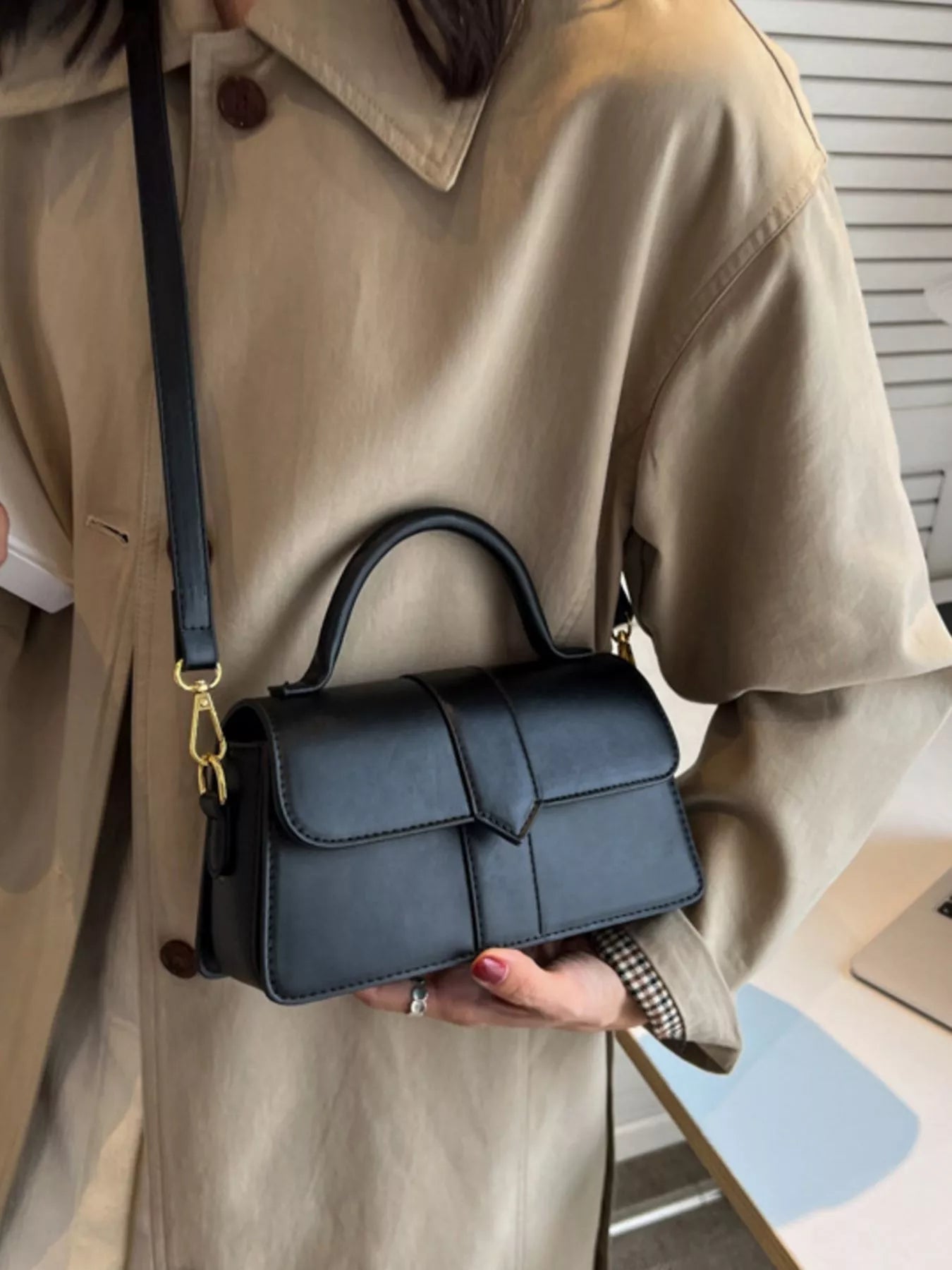 Top Handle Crossbody Bag - MAD RUFFI