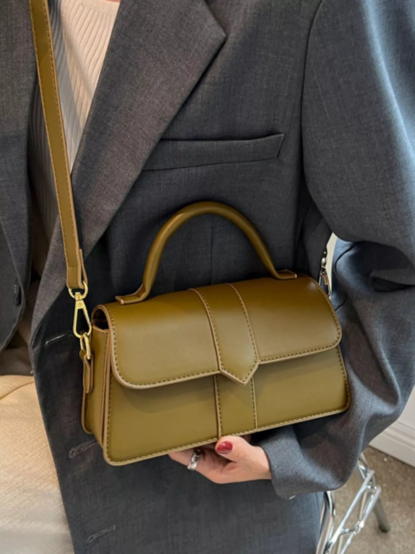 Top Handle Crossbody Bag - MAD RUFFI