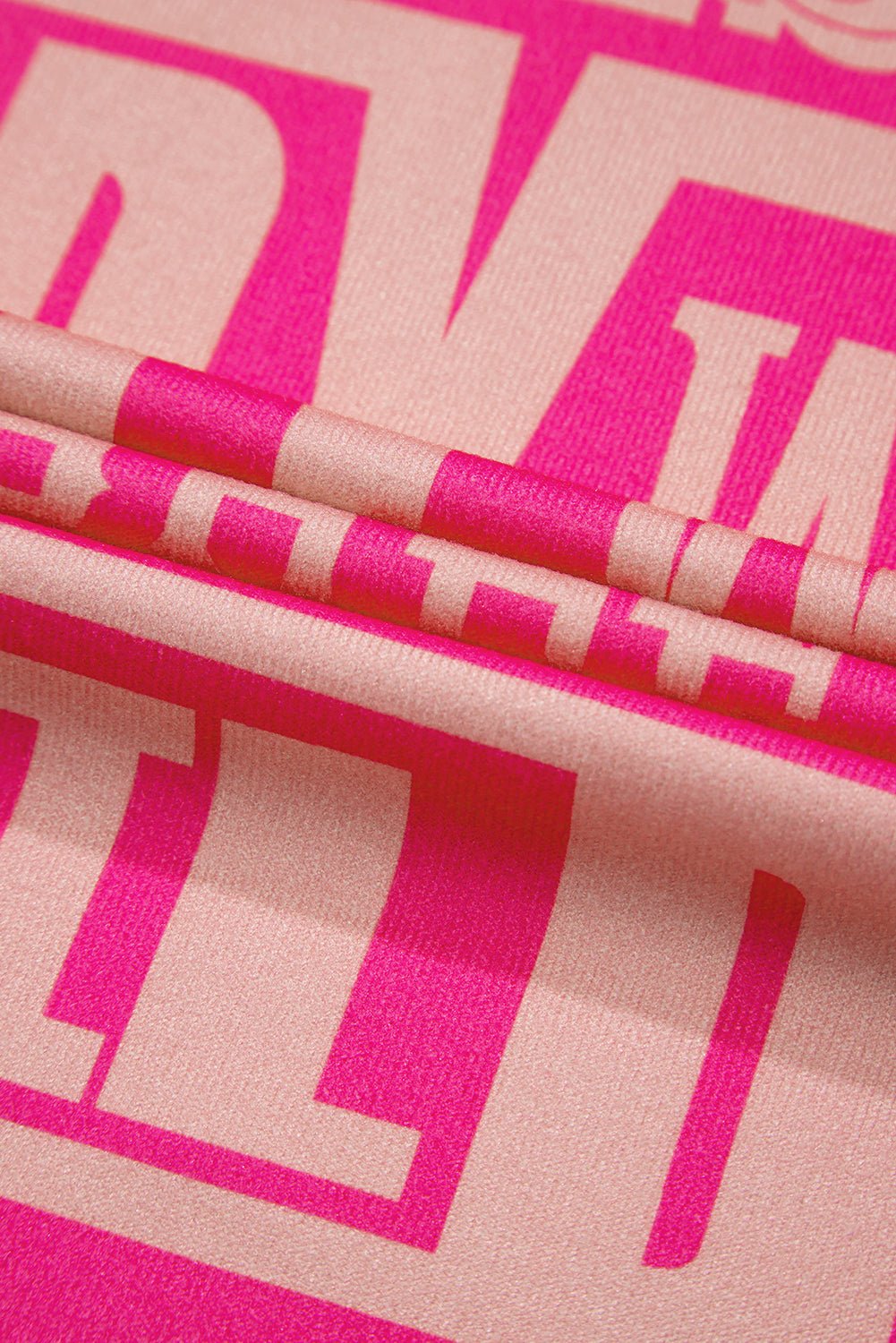 Turquoise Vintage Letter Print Graphic Loose Tee - MAD RUFFI