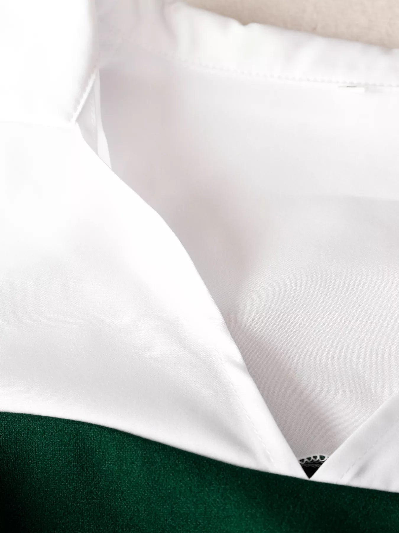 Two Tone Long Sleeve Top and Pleated Skirt Set - MAD RUFFI