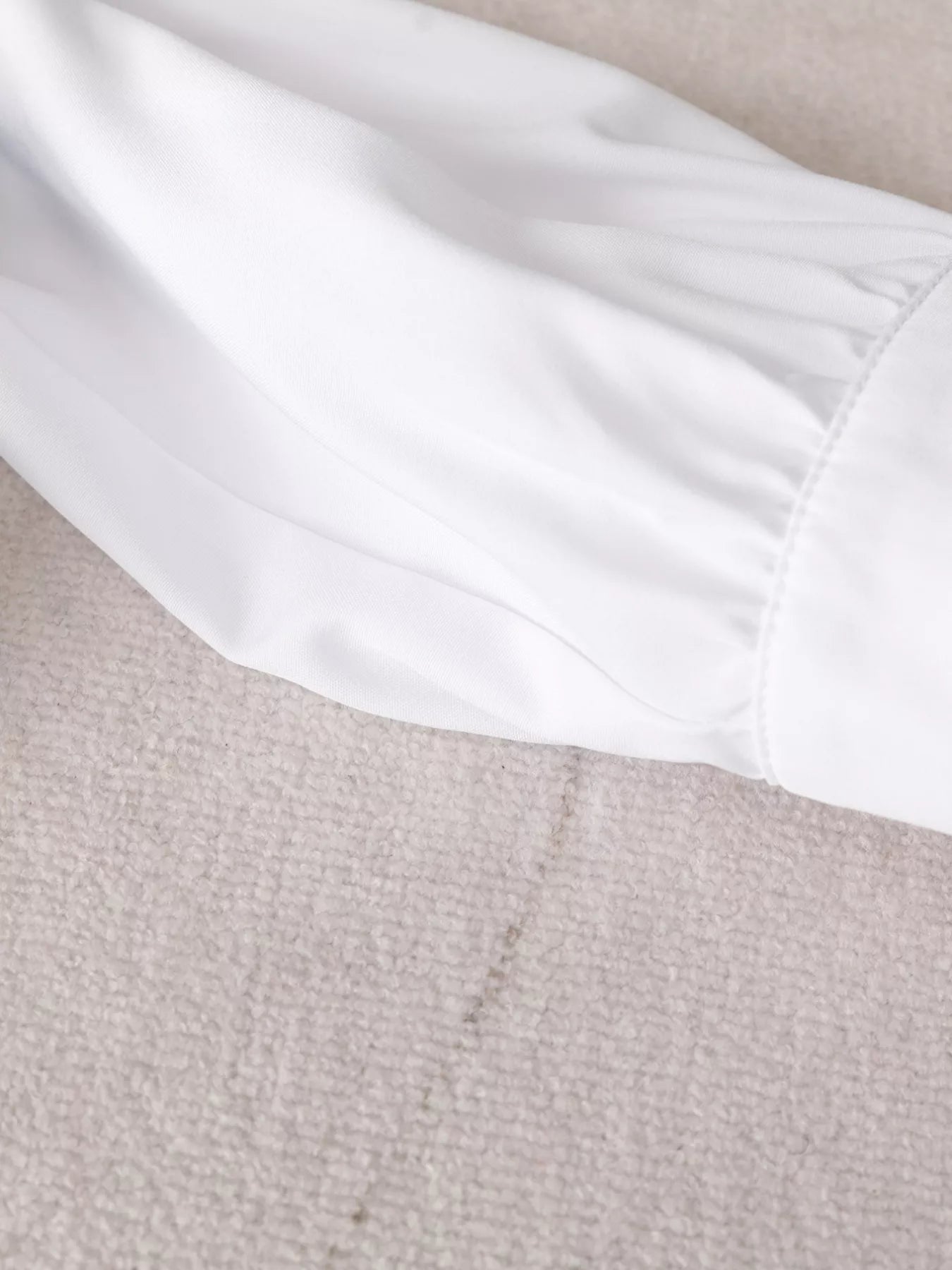 Two Tone Long Sleeve Top and Pleated Skirt Set - MAD RUFFI