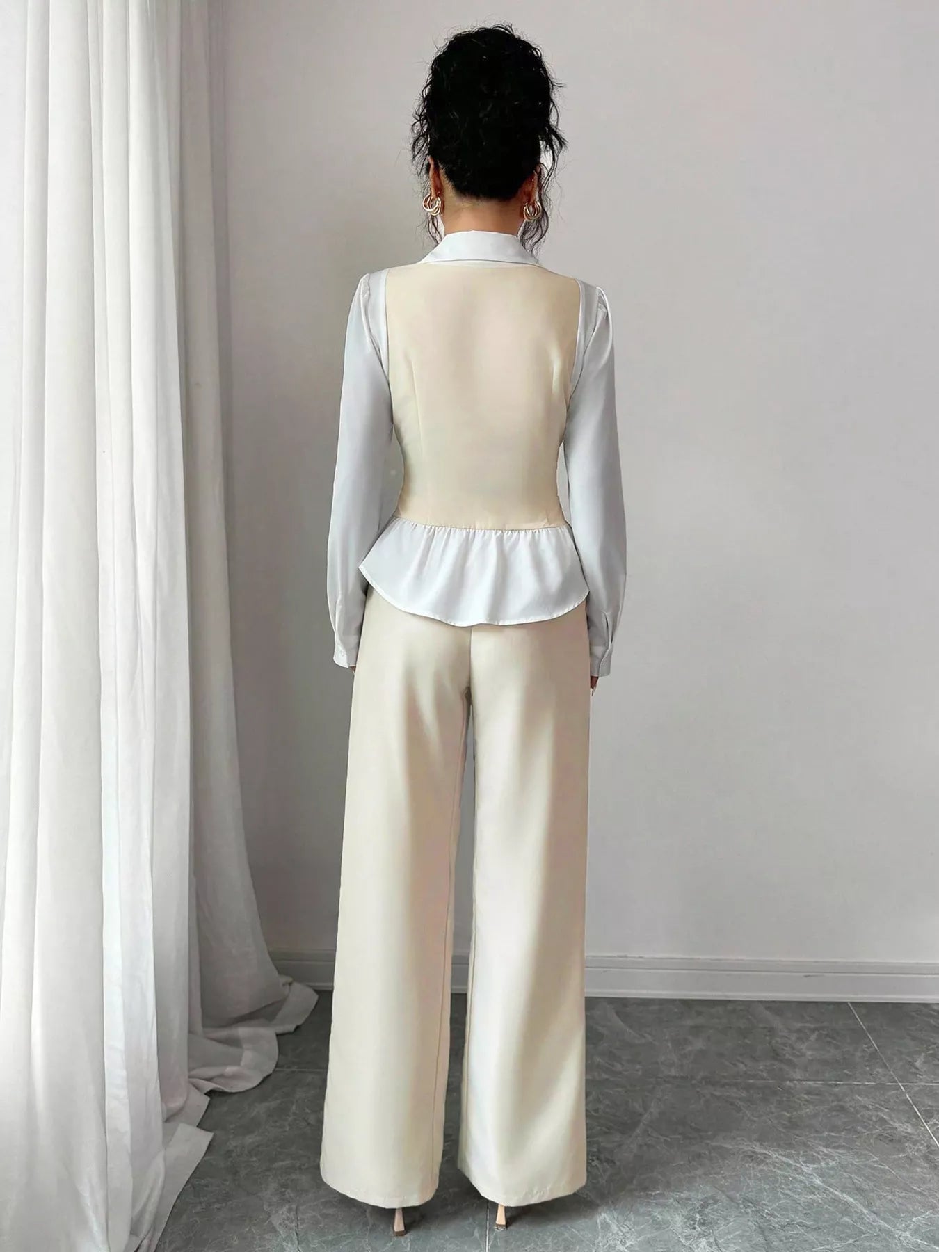 Two Tone Shirt and Pants Set - MAD RUFFI