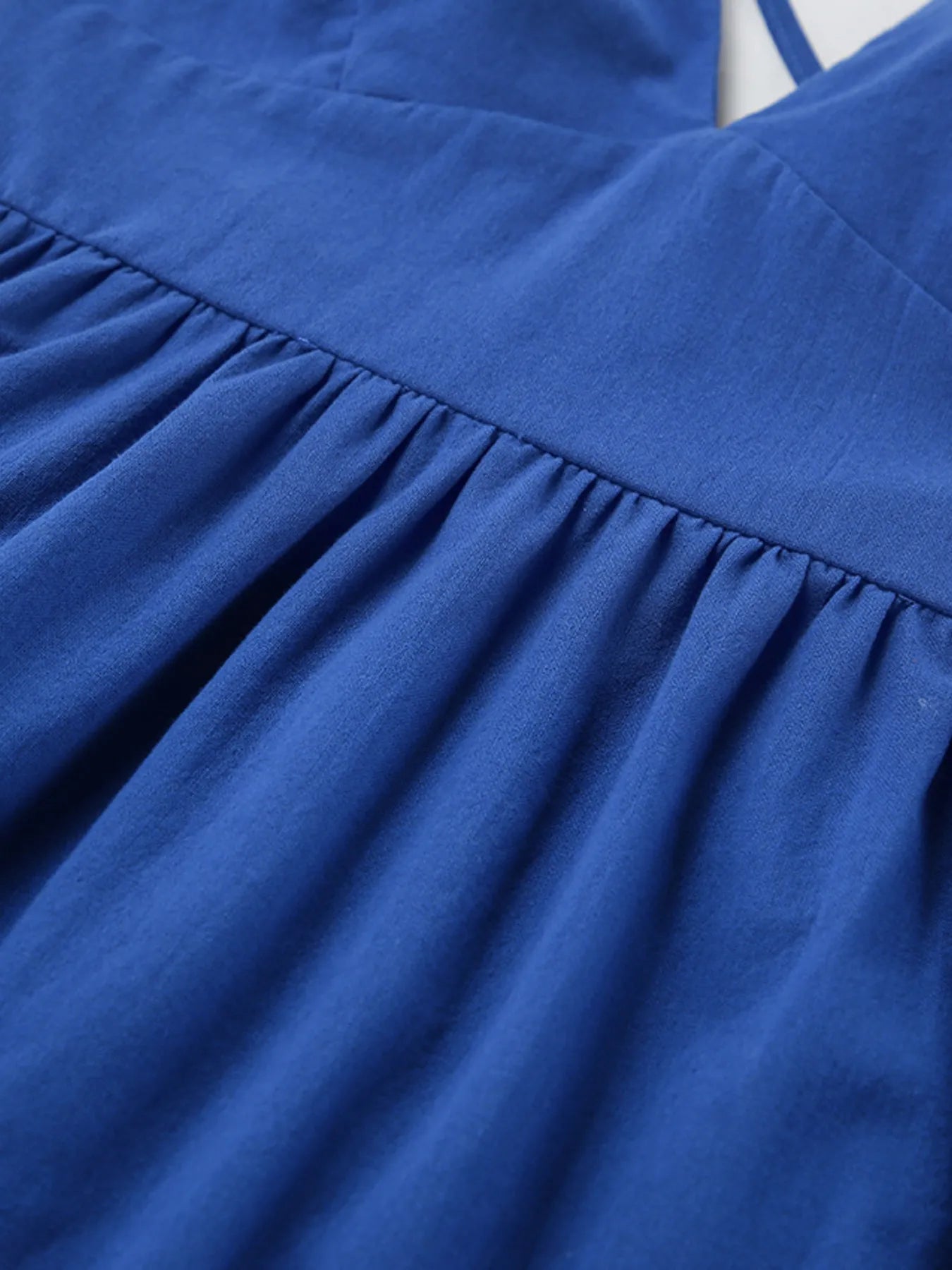 V - Neck Tiered Maxi Cami Dress - MAD RUFFI