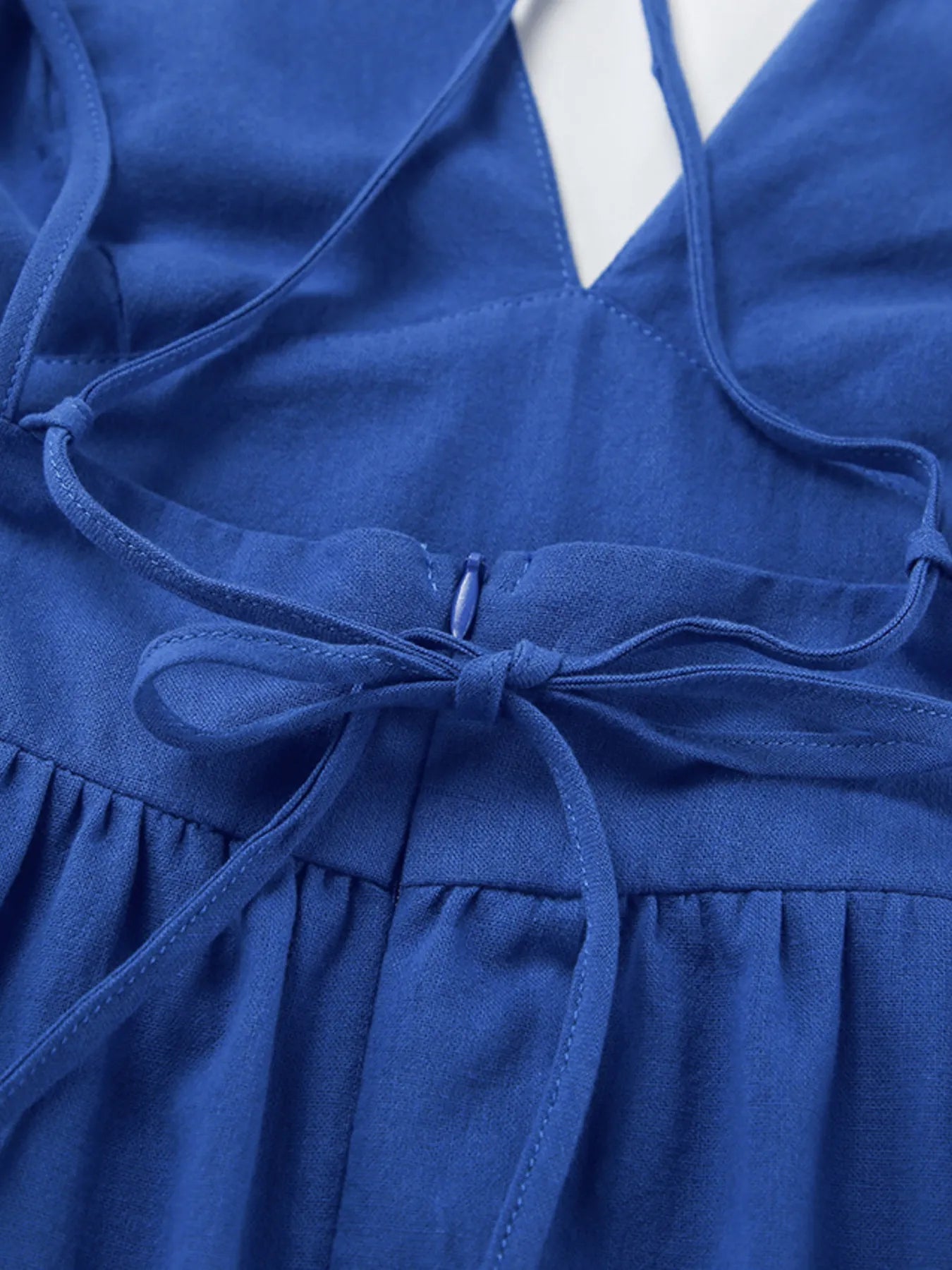 V - Neck Tiered Maxi Cami Dress - MAD RUFFI