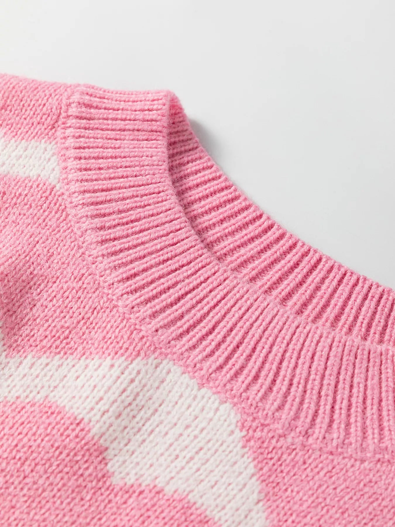 Valentine Heart Round Neck Sweater - MAD RUFFI