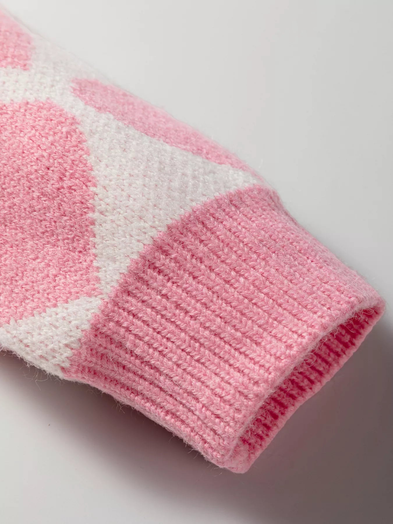 Valentine Heart Round Neck Sweater - MAD RUFFI