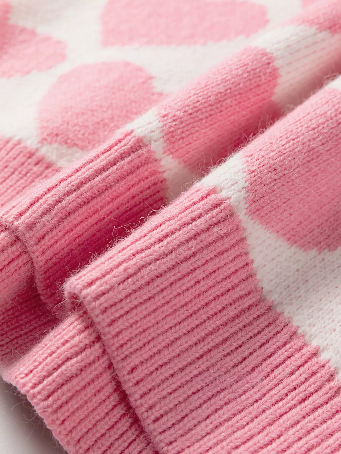 Valentine Heart Round Neck Sweater - MAD RUFFI