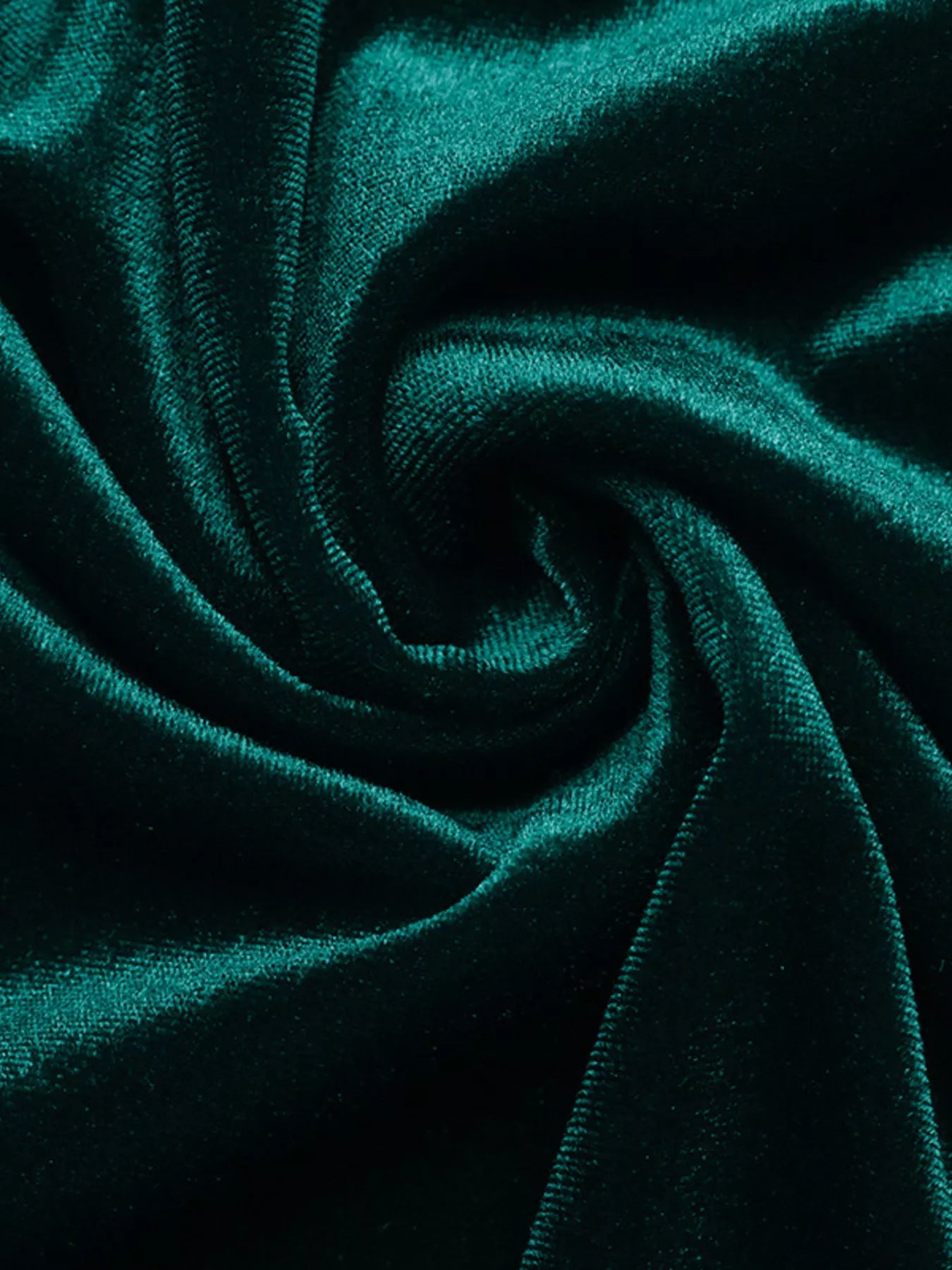 Velvet V - Neck Long Sleeve Maxi Dress - MAD RUFFI