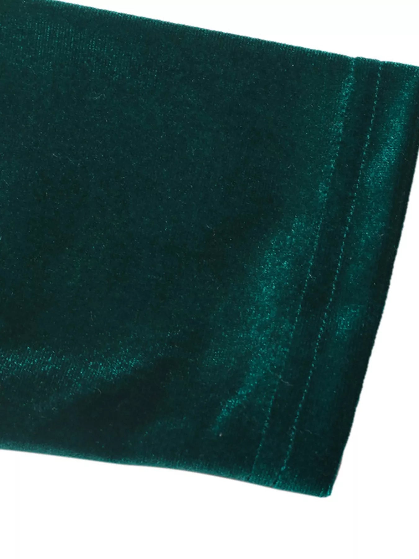 Velvet V - Neck Long Sleeve Maxi Dress - MAD RUFFI