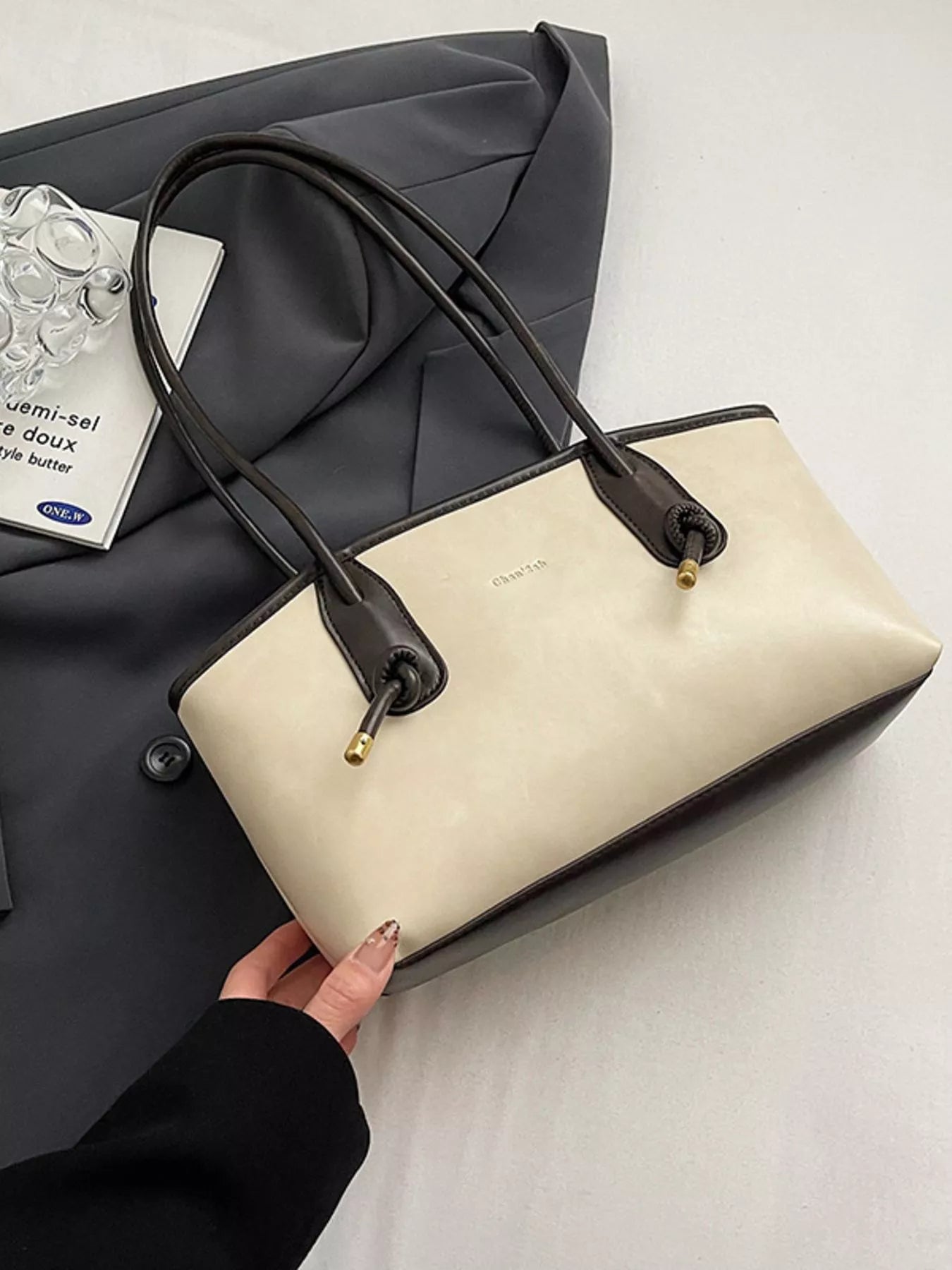 Vintage Style Leather Shoulder Bag - MAD RUFFI