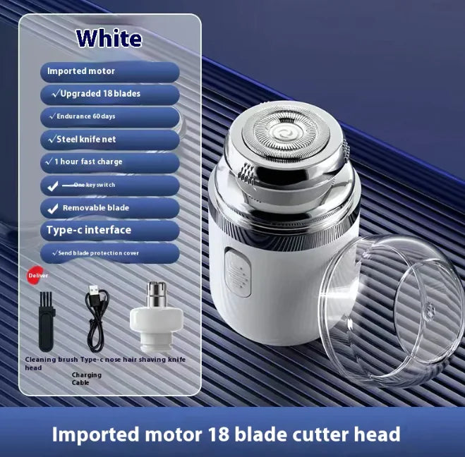 2-in-1 Elektrorasierer &amp; Nasenhaarschneider