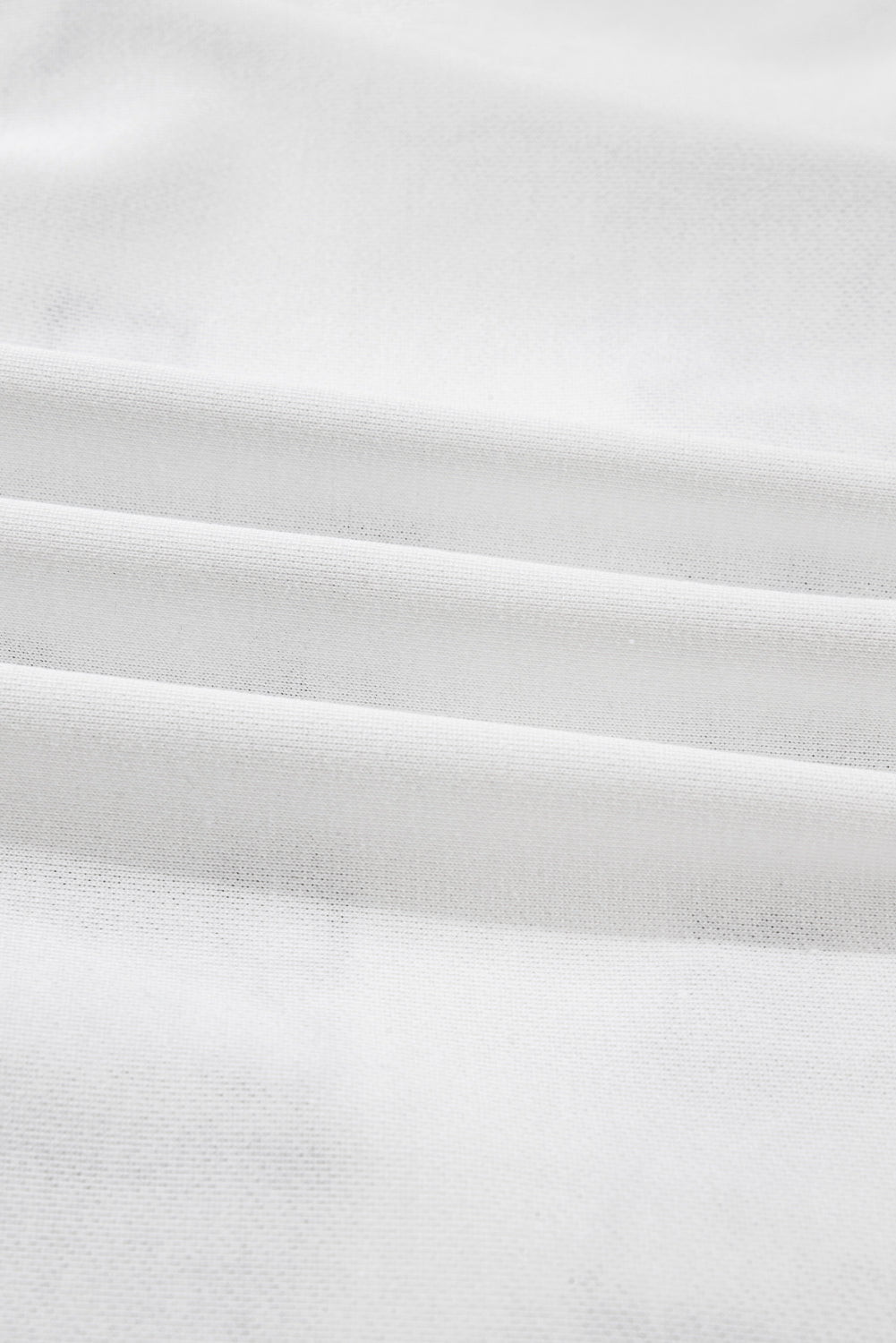 White CLASSY UNTIL KICKOFF Letter Graphic Loose Sweatshirt - MAD RUFFI