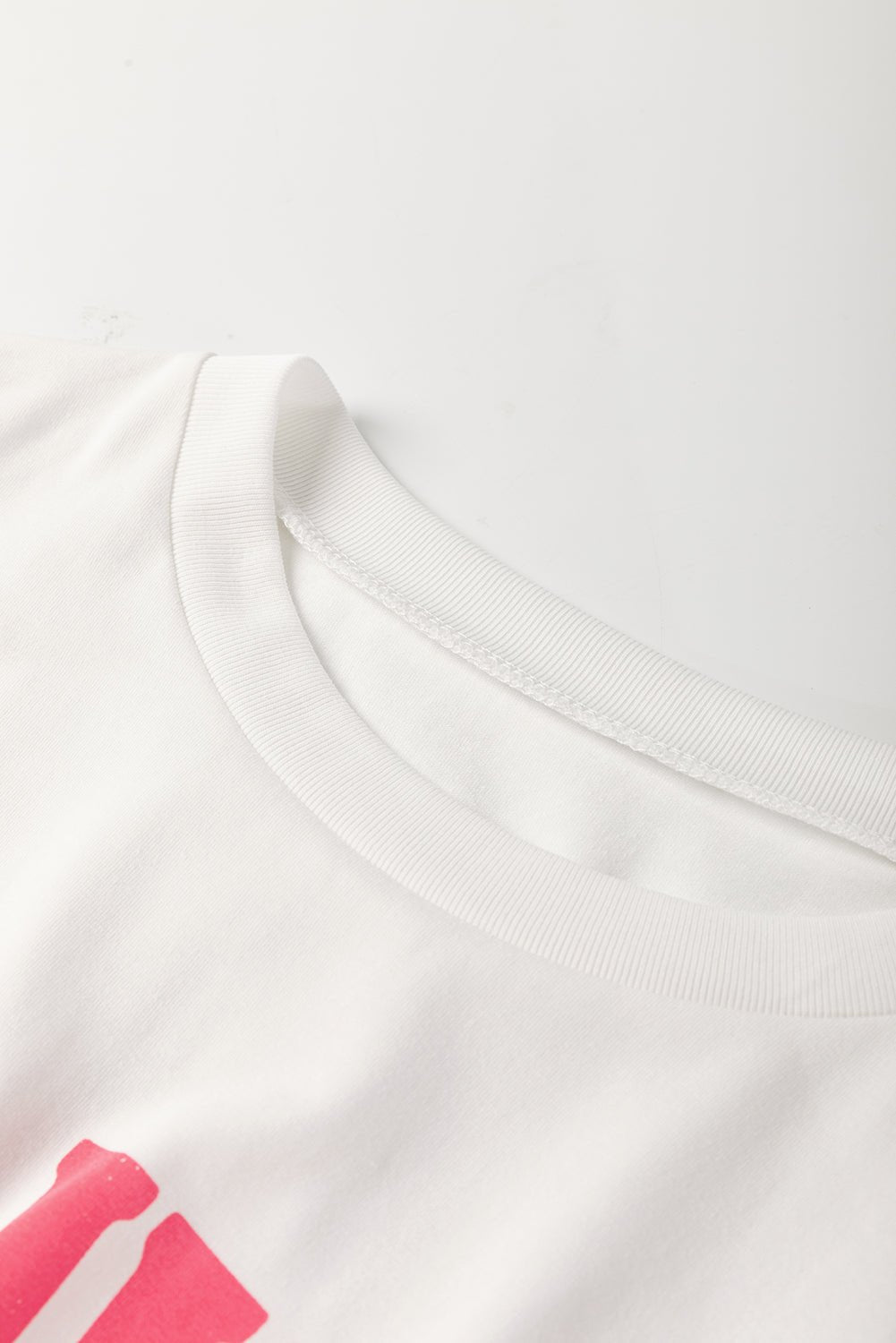 white flower market letter graphic t shirt - MAD RUFFI