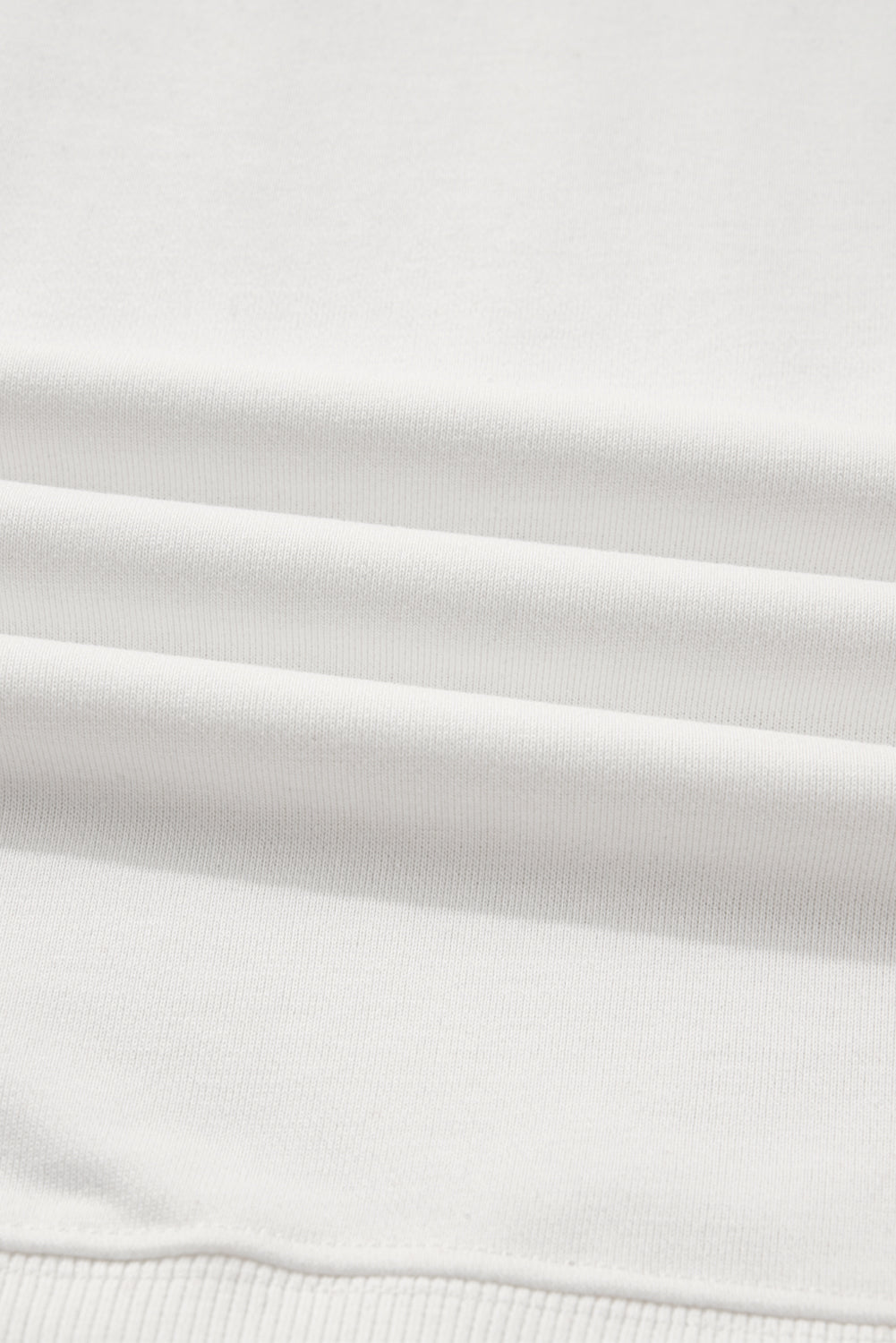 White FOOTBALL Letter Graphic Crew Neck Sweatshirt - MAD RUFFI