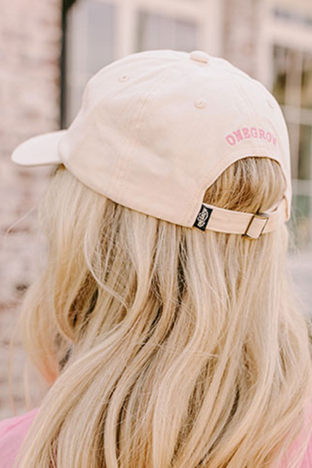 White Girlish Bow Embroidered Baseball Cap - MAD RUFFI