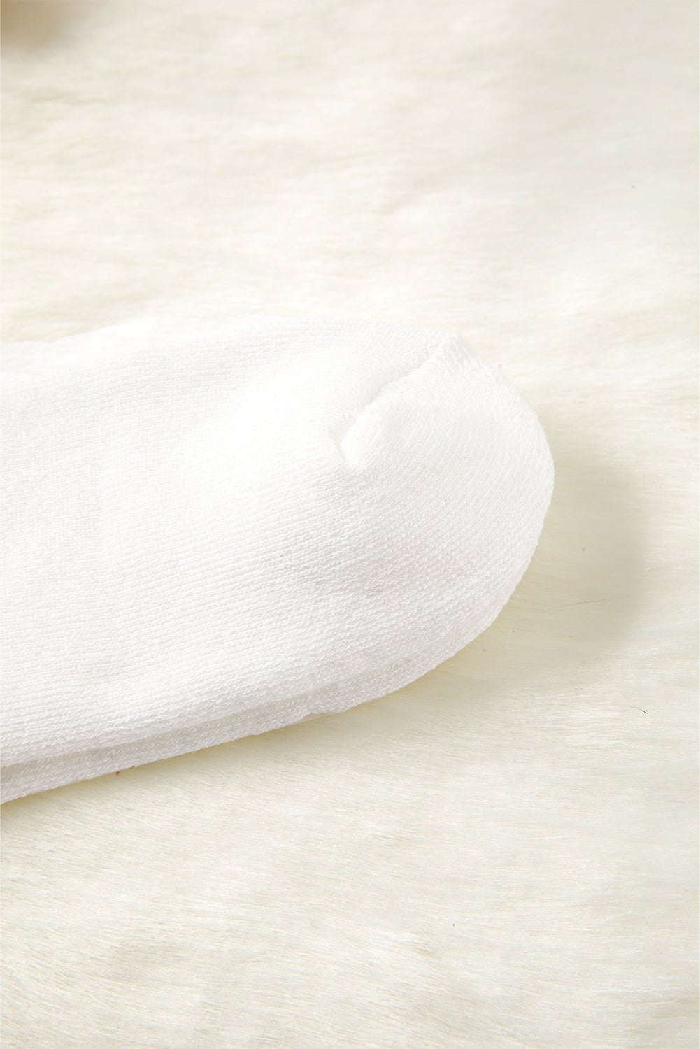 White Leopard Double Stripe Crew Socks - MAD RUFFI