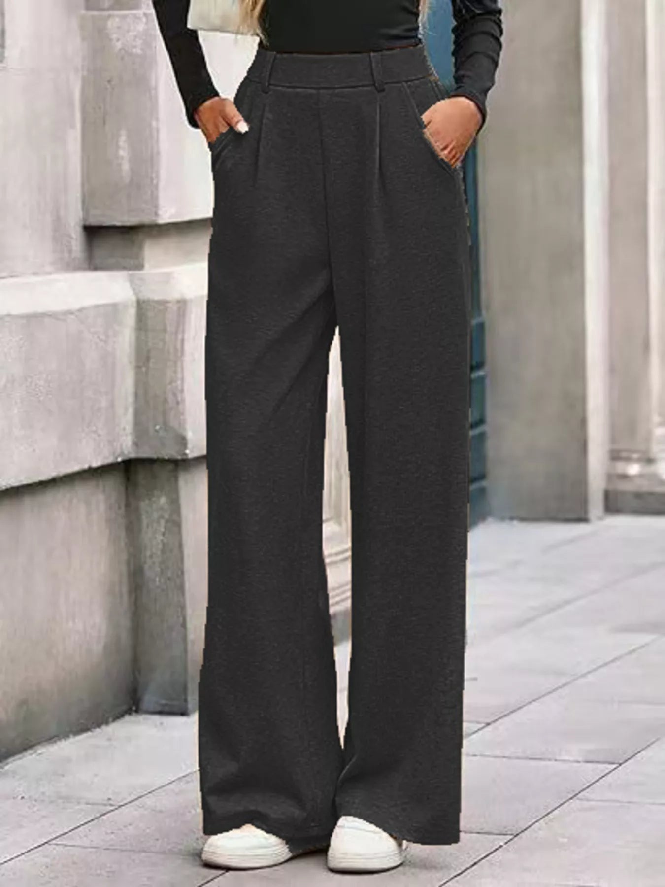 Wide - Leg Pants - MAD RUFFI