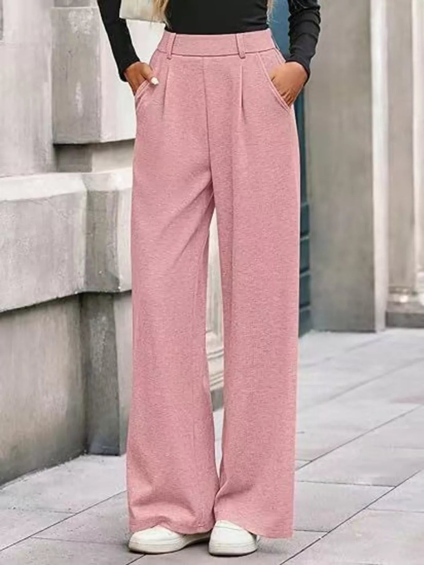 Wide - Leg Pants - MAD RUFFI