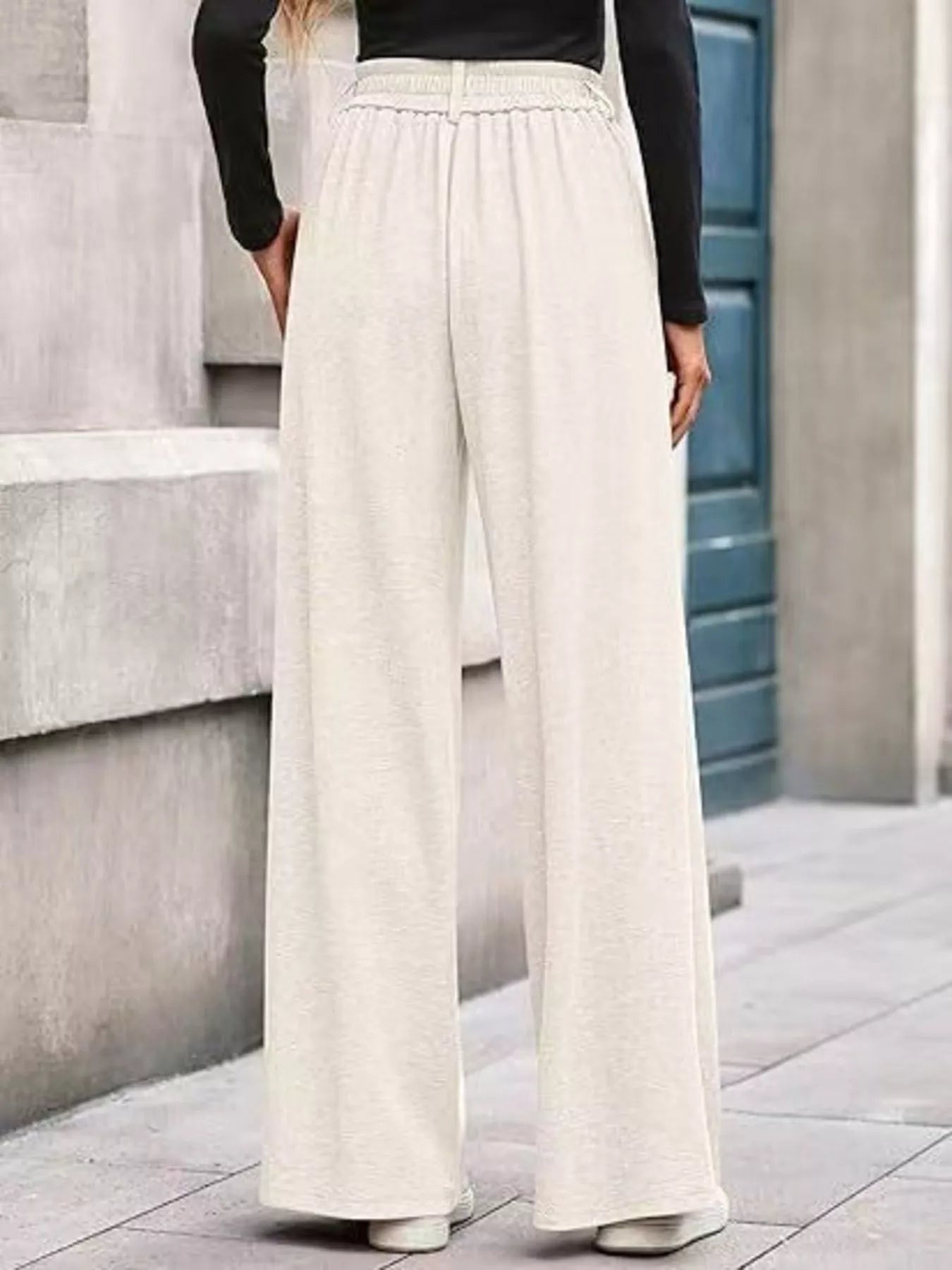 Wide - Leg Pants - MAD RUFFI