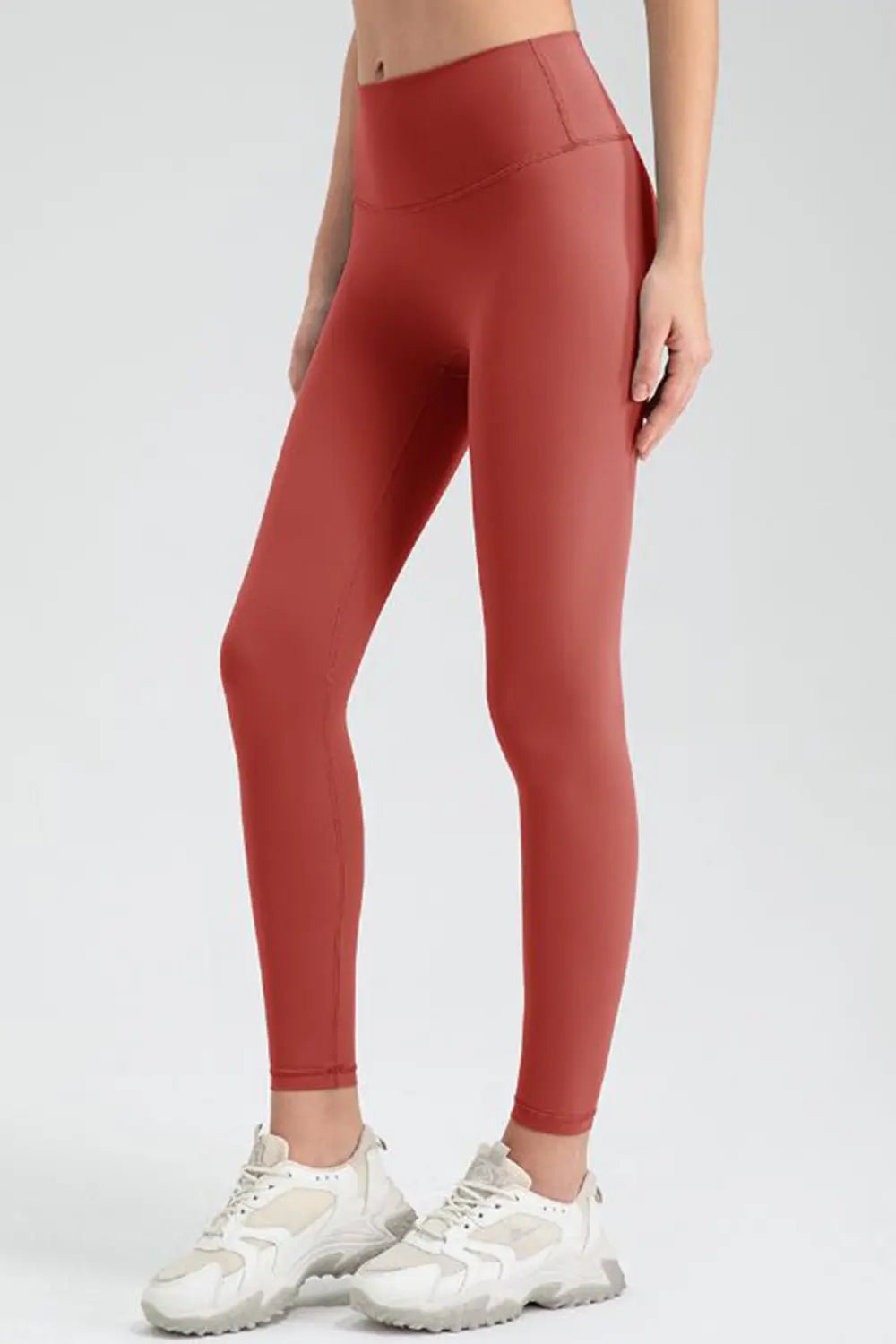 Wide Waistband Sport Leggings - MAD RUFFI