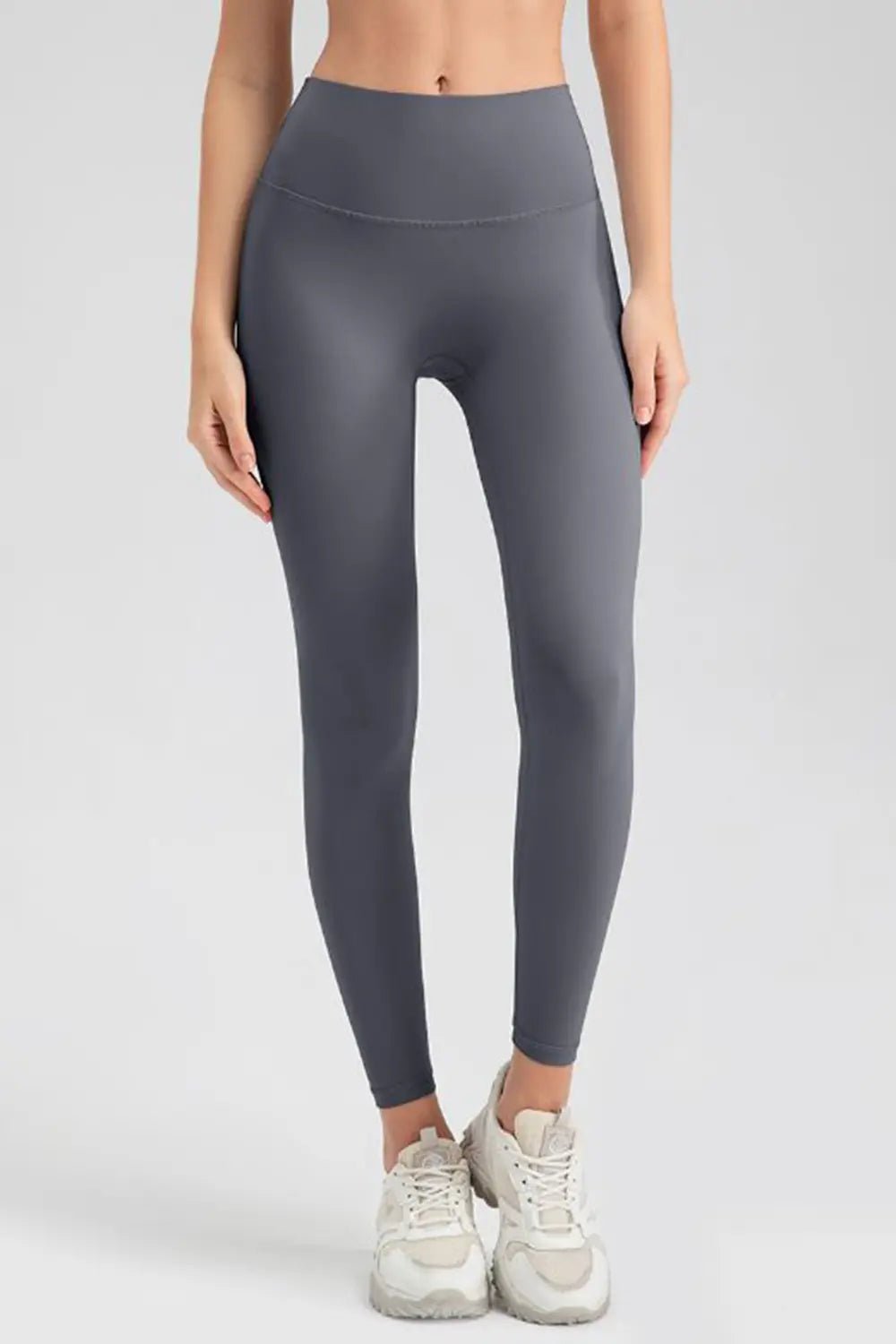 Wide Waistband Sport Leggings - MAD RUFFI