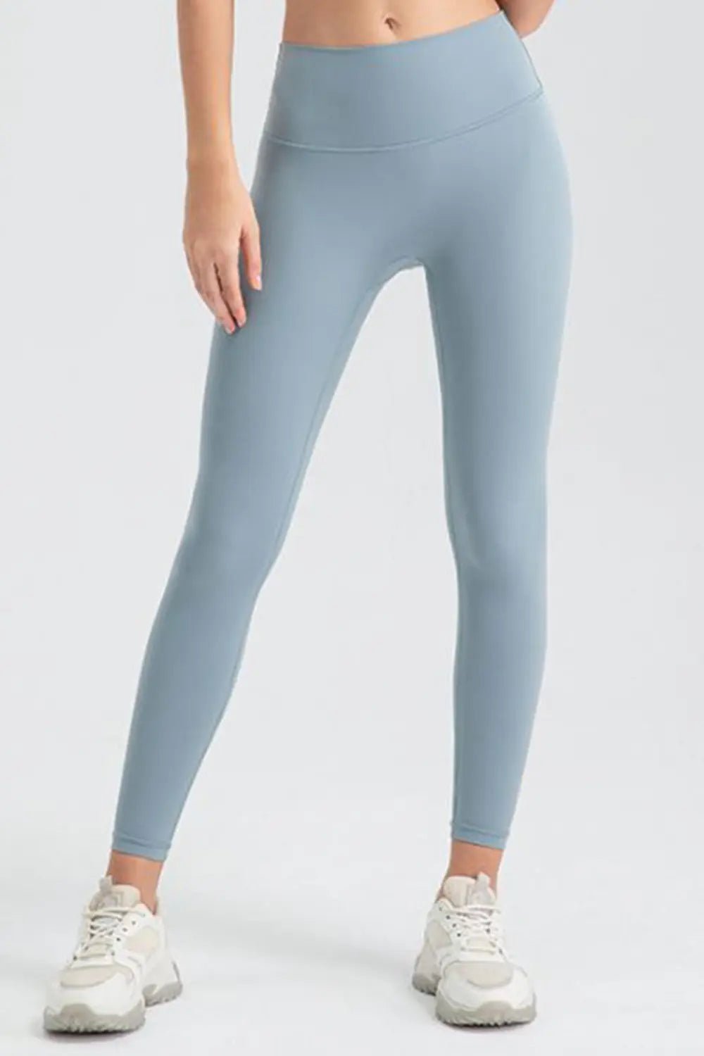 Wide Waistband Sport Leggings - MAD RUFFI